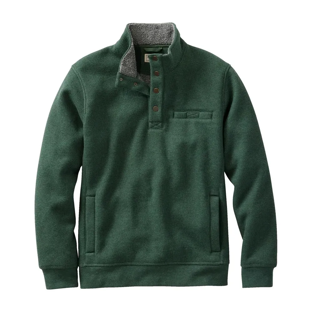 Men's Katahdin Iron Works Bonded Waffle Fleece, Mockneck