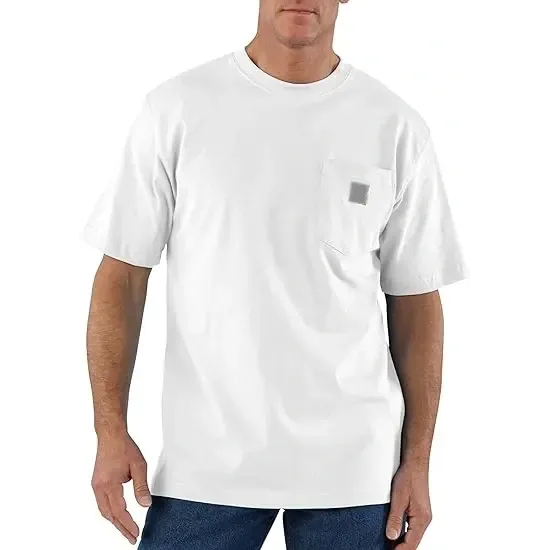 🏆Men's product sells best first 🔥  Men's  Workwear Loose Fit Heavyweight Short-Sleeve Pocket T-Shirt (Also Available in Big & Tall)