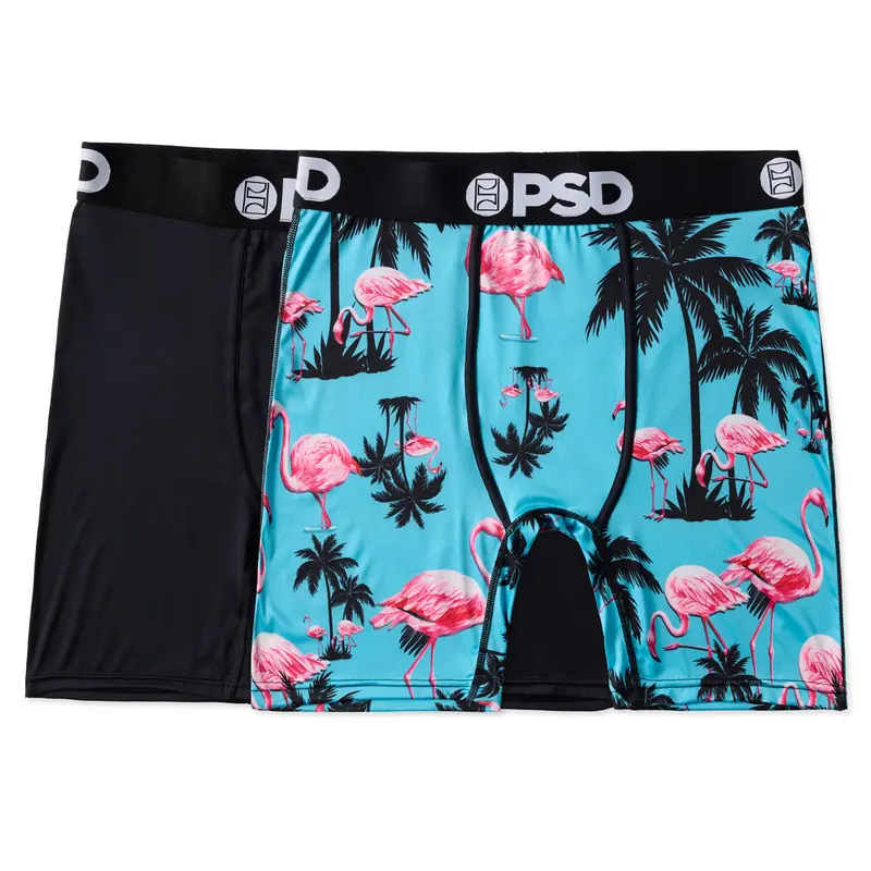 PSD Men's Mystery Boxer Brief 6-Pack Bundle Standard Length 7 Inch Inseam