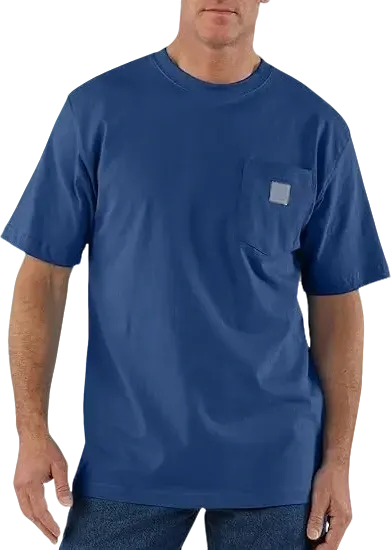 🏆Men's product sells best first 🔥  Men's  Workwear Loose Fit Heavyweight Short-Sleeve Pocket T-Shirt (Also Available in Big & Tall)