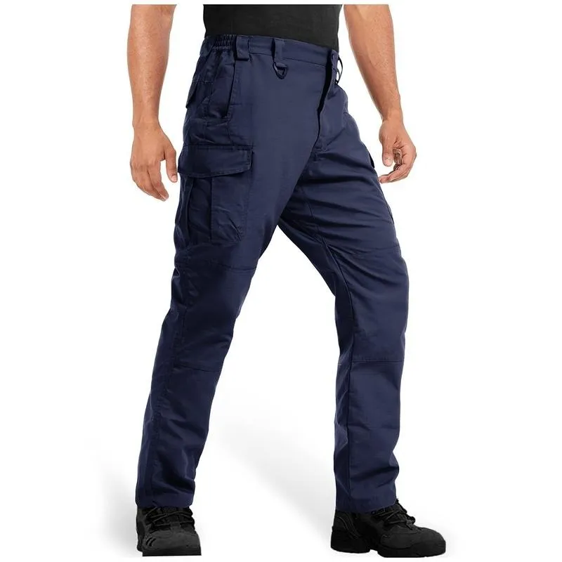 Men's Ripstop Tactical Pants, 9 Pockets,Water Repellent, Cargo Pants for Work, Hiking, Hunting