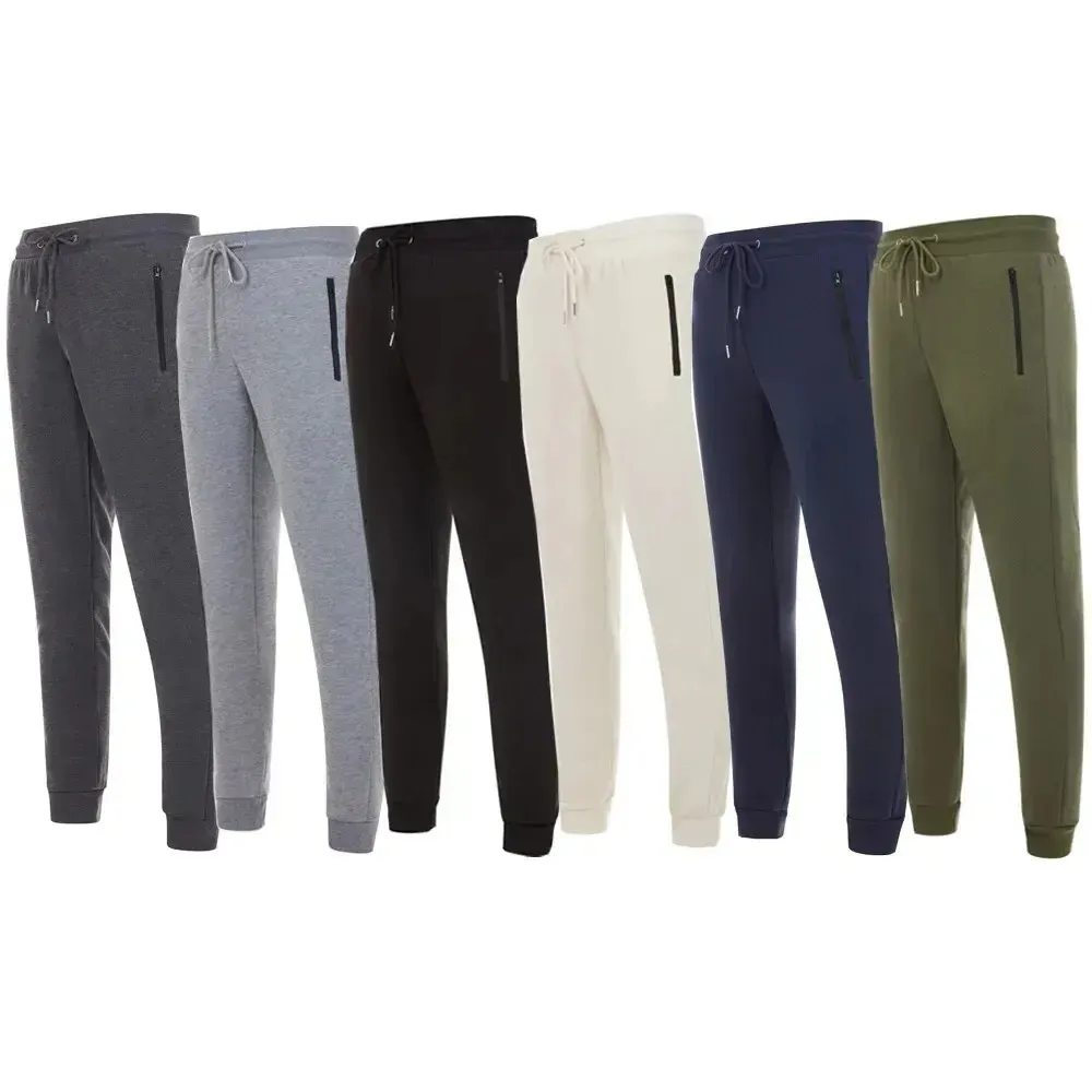 3 Pack Fleece Active Athletic Jogger Sweatpants with Drawstring Sizes S-4XL