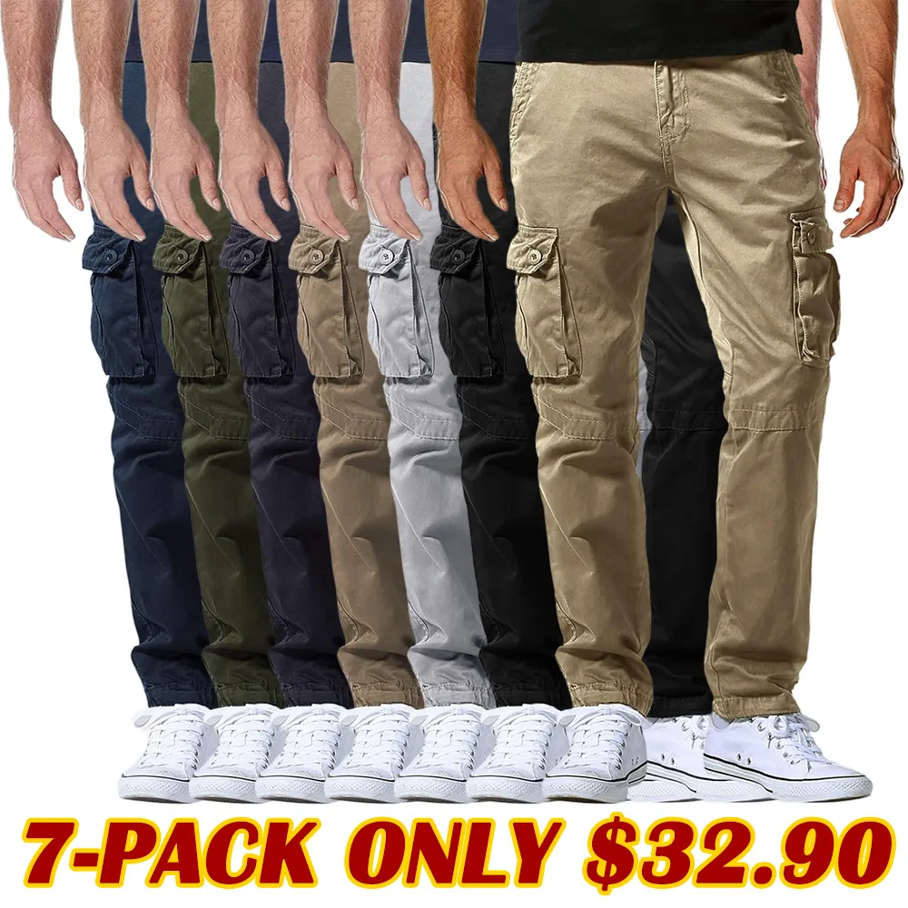 Men's Casual Wild Cargo Pants Outdoors Work Wear