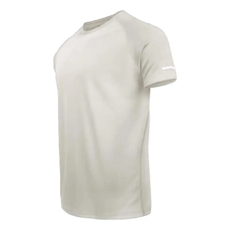 🔥12-Pack Men's Plain Reflective Design Sports Tee, Breathable Quick Drying Short Sleeve T-shirt