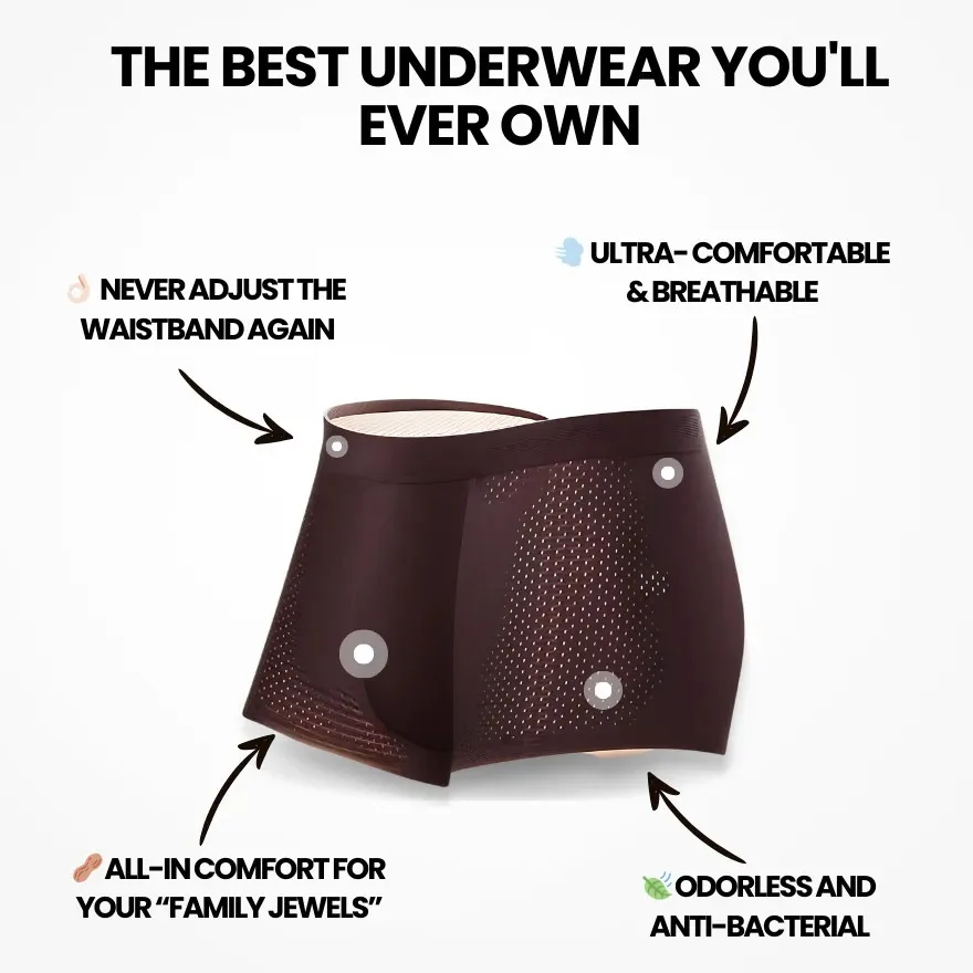 Bamboo Fibre Boxer Shorts - For All-Day Comfort
