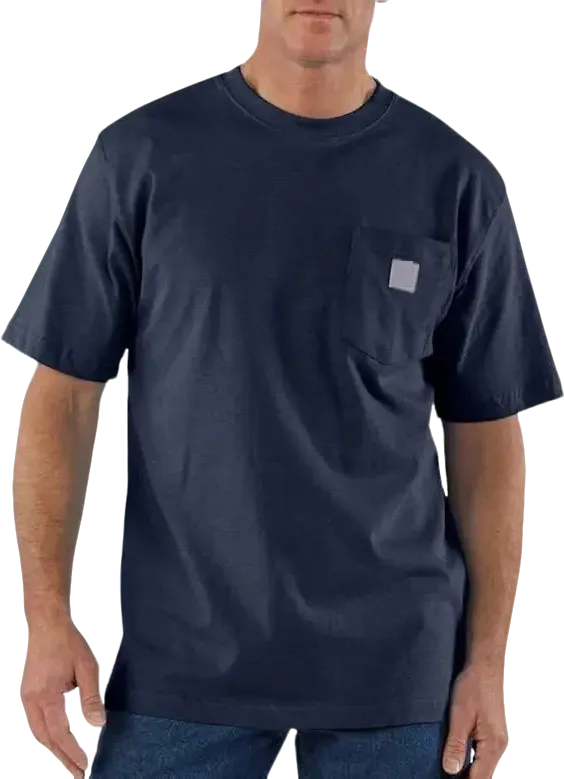 🏆Men's product sells best first 🔥  Men's  Workwear Loose Fit Heavyweight Short-Sleeve Pocket T-Shirt (Also Available in Big & Tall)