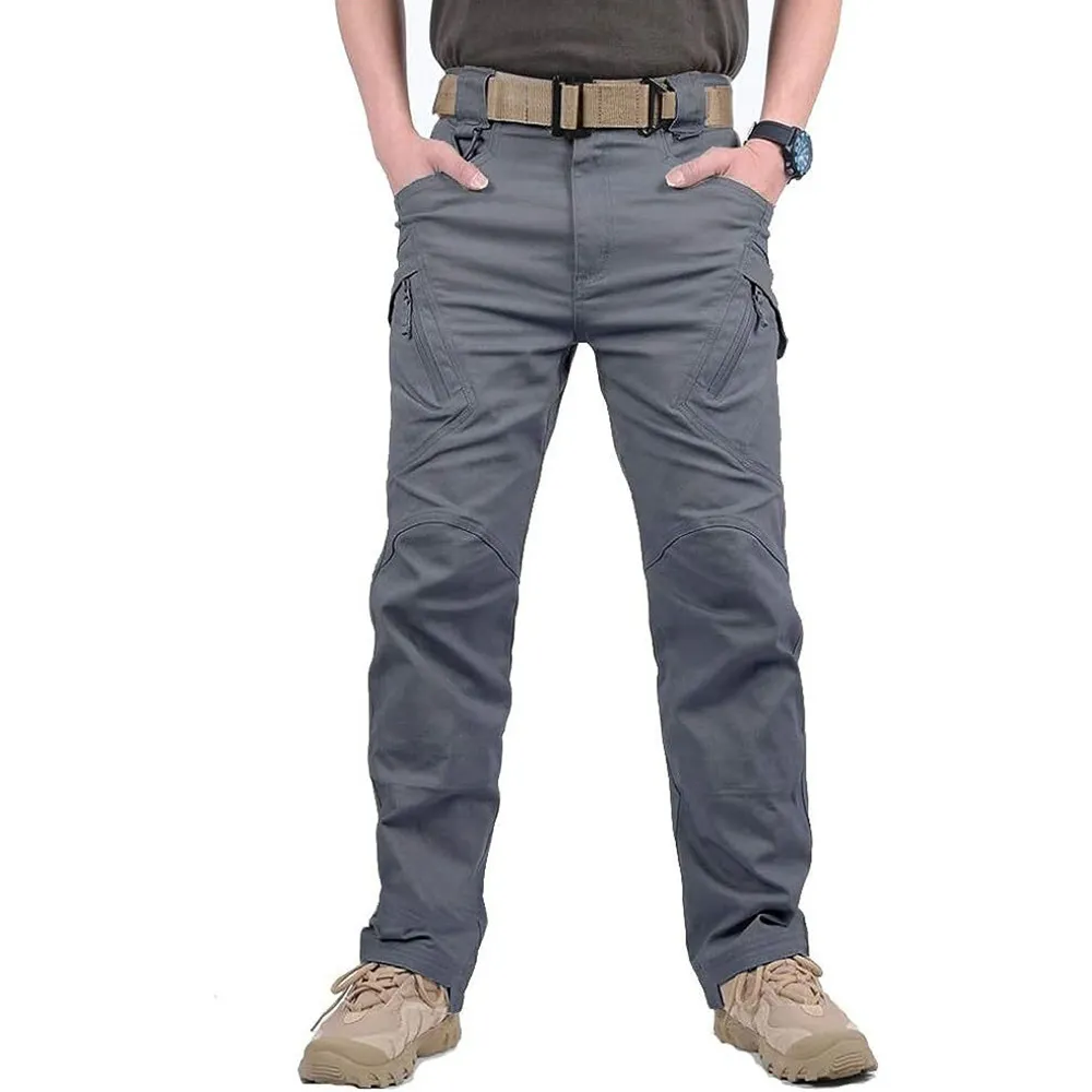 Men's Assault Tactical Pants Lightweight Cotton Outdoor Military Combat Cargo Trousers