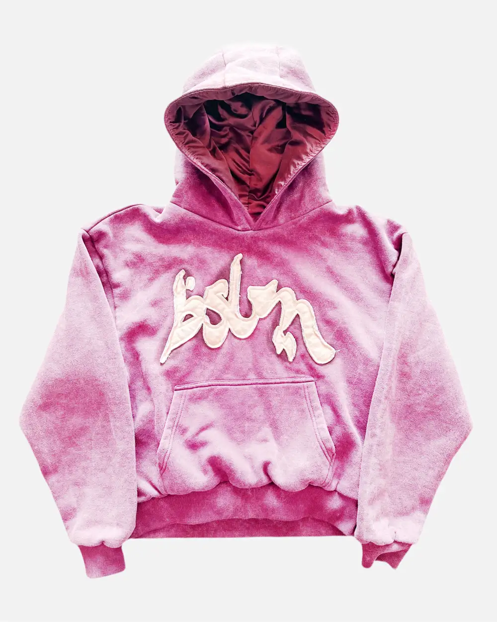 PATCHED HOODIE PINK