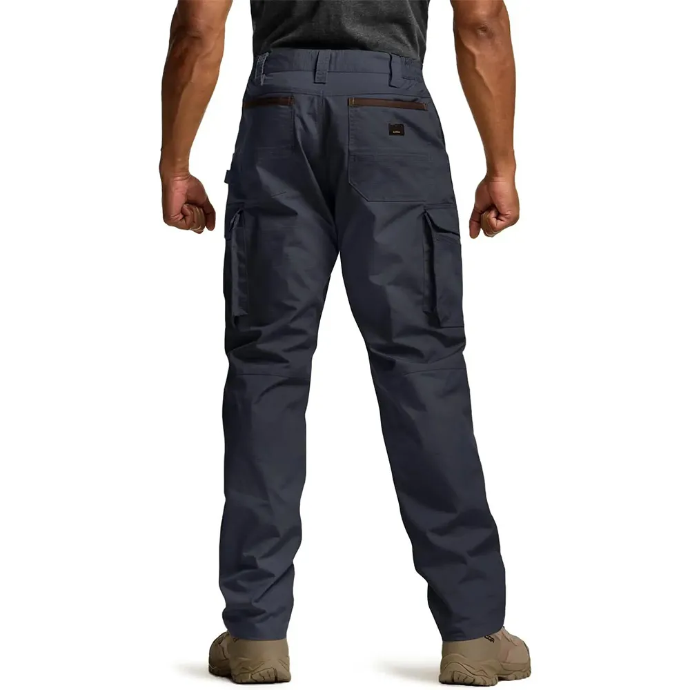 Men's Ripstop Work Pants,Water Resistant Outdoor Tactical Pants