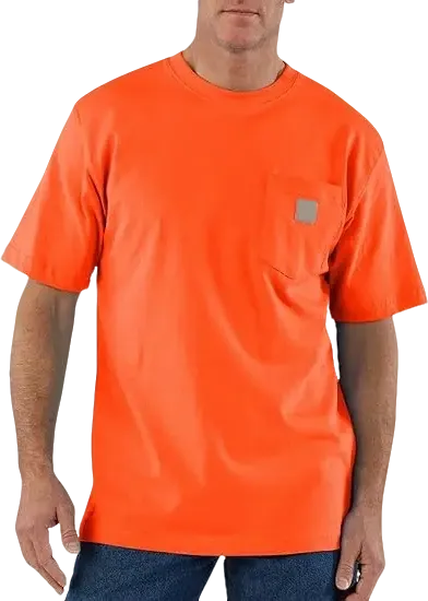🏆Men's product sells best first 🔥  Men's  Workwear Loose Fit Heavyweight Short-Sleeve Pocket T-Shirt (Also Available in Big & Tall)