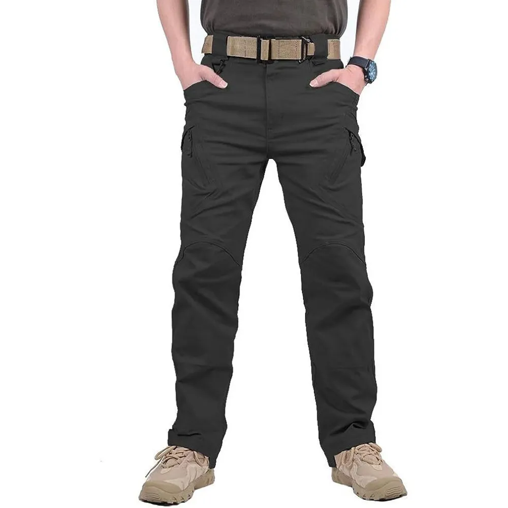 Men's Assault Tactical Pants Lightweight Cotton Outdoor Military Combat Cargo Trousers