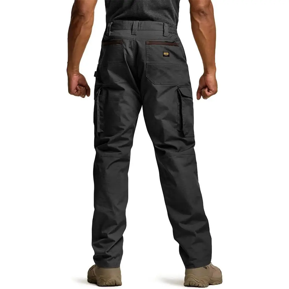 Men's Ripstop Work Pants,Water Resistant Outdoor Tactical Pants