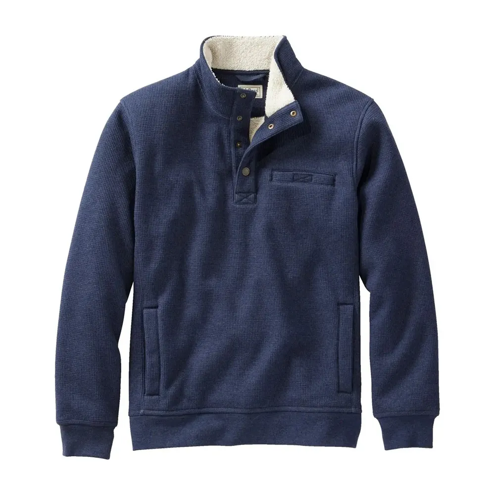 Men's Katahdin Iron Works Bonded Waffle Fleece, Mockneck