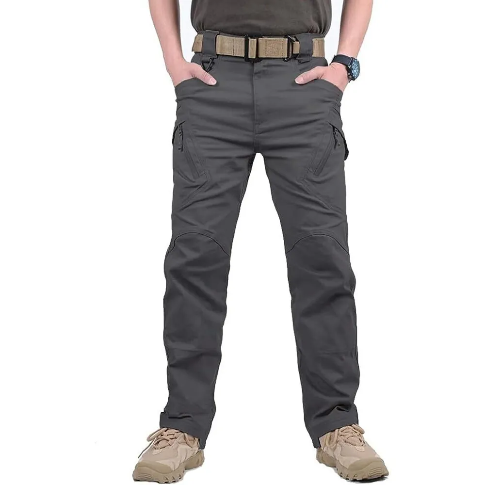 Men's Assault Tactical Pants Lightweight Cotton Outdoor Military Combat Cargo Trousers