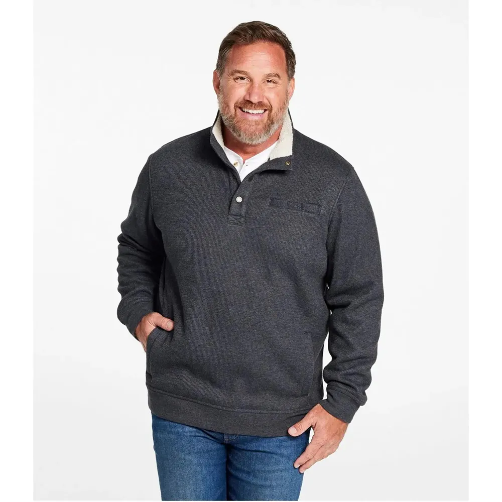 Men's Katahdin Iron Works Bonded Waffle Fleece, Mockneck