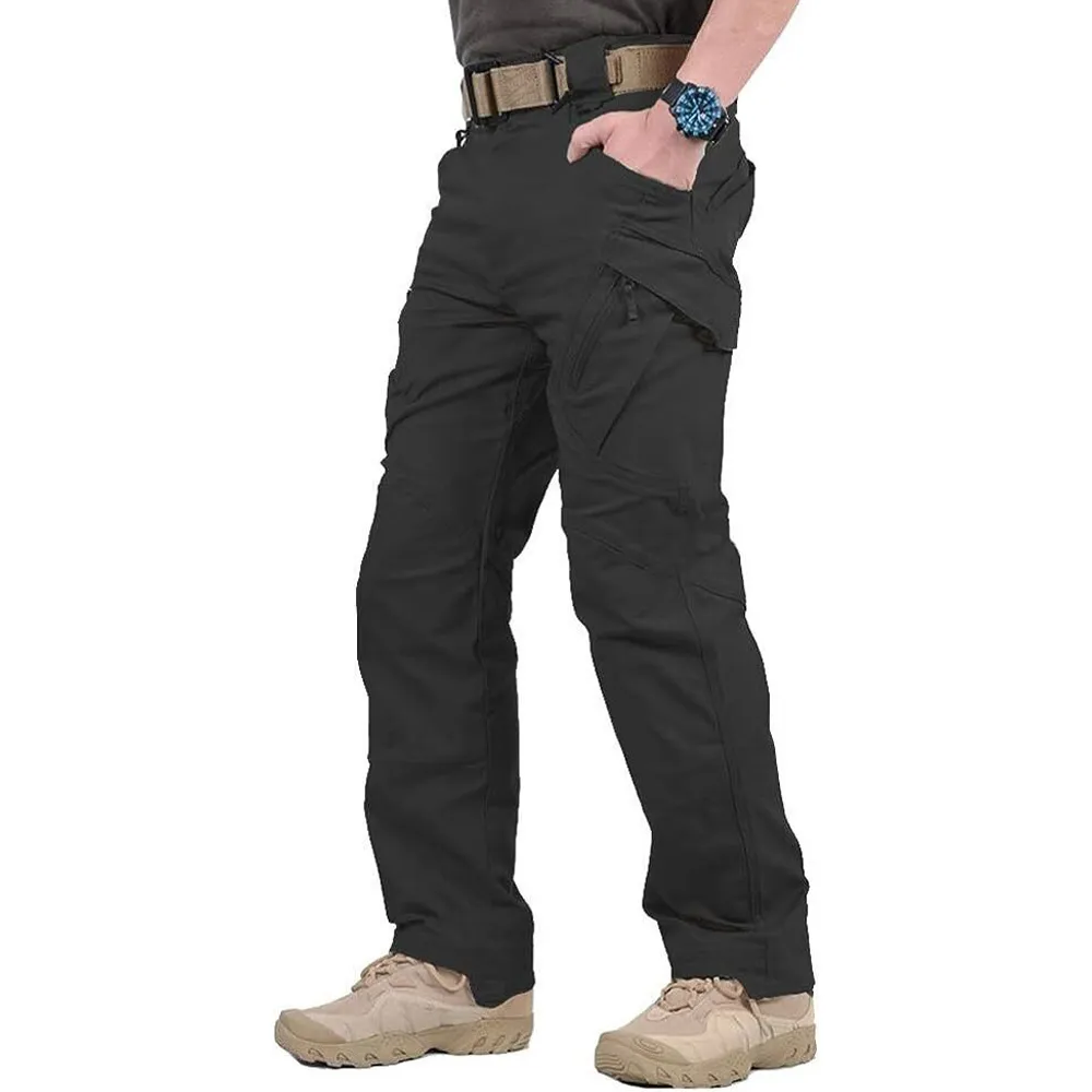 Men's Assault Tactical Pants Lightweight Cotton Outdoor Military Combat Cargo Trousers