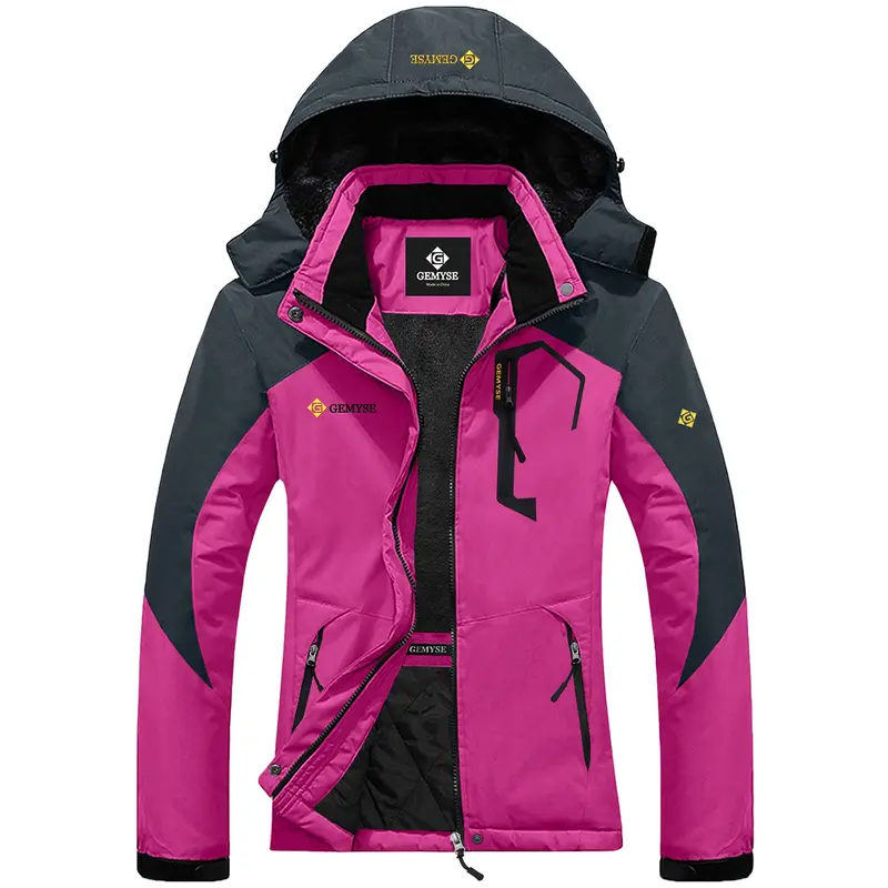 Women's Mountain Waterproof Ski Snow Jacket Rain Winter Jacket Coat Hooded Windproof Parka