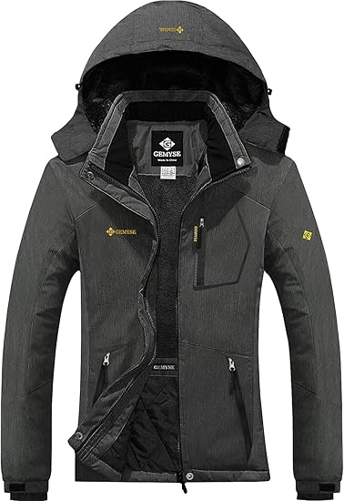 Women's Mountain Waterproof Ski Snow Jacket Rain Winter Jacket Coat Hooded Windproof Parka