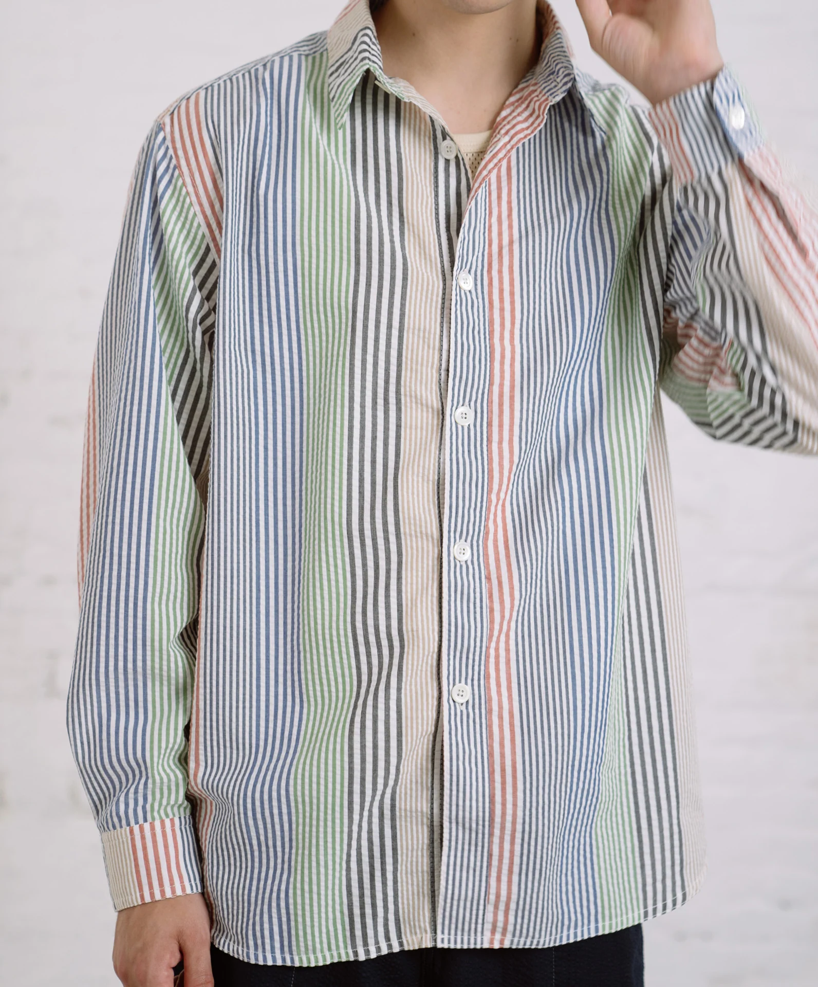 Afterthoughts Shirt - Seersucker Mix