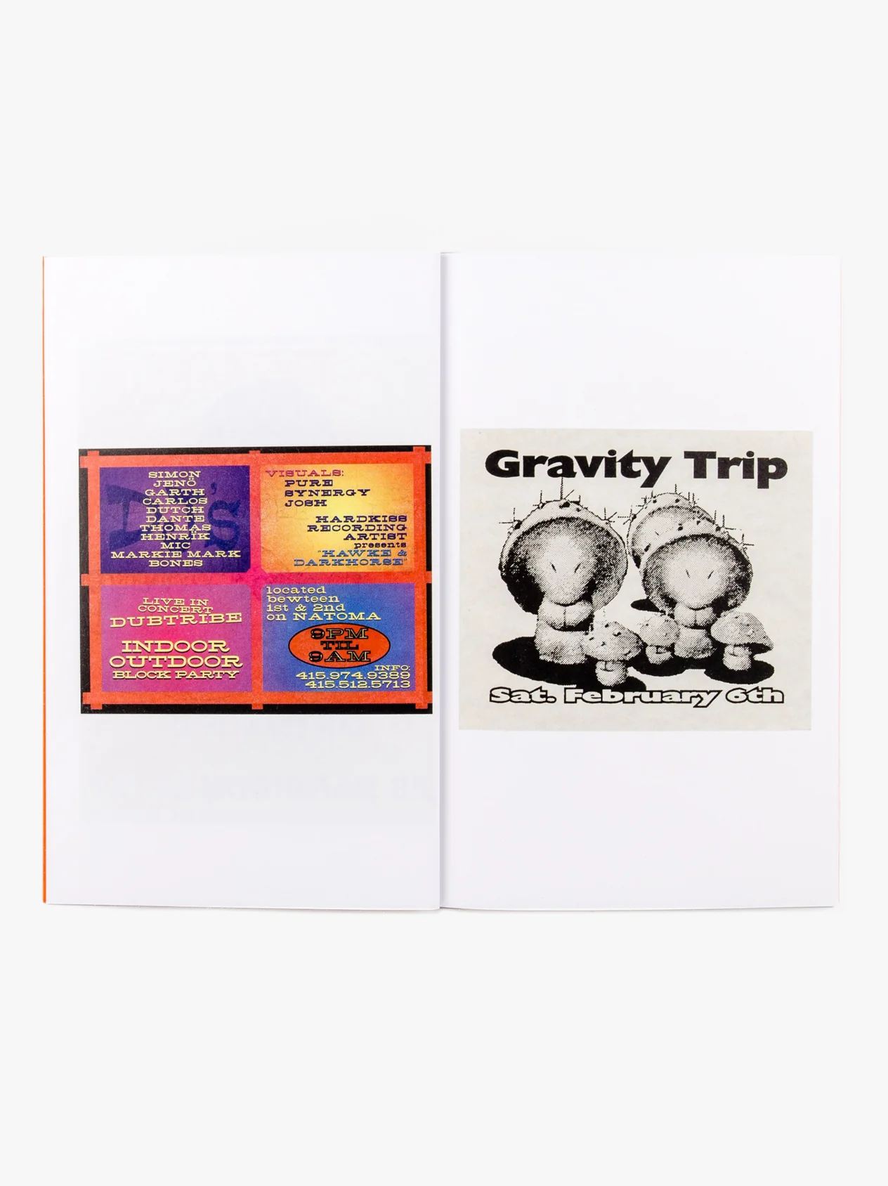 San Francisco Rave Flyers 1991 - 1993 *restock