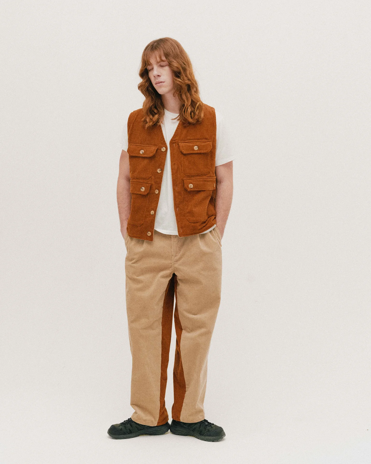 Two Bones In Space Pants - Caramel Mix