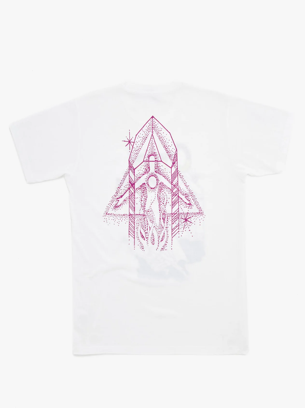 Crystal Paths SS Tee - White