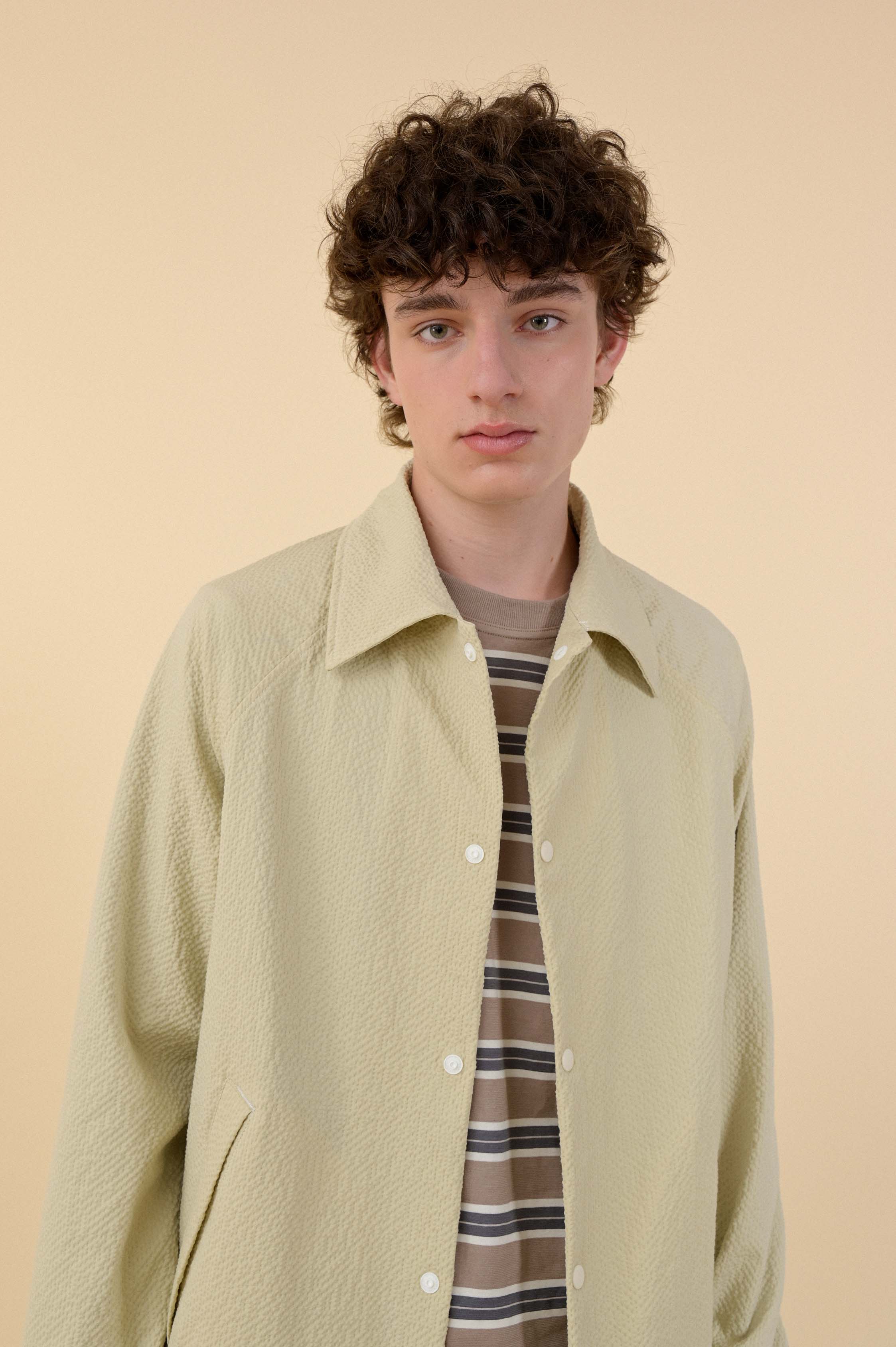 Coach Your Jacket - Ecru Seersucker