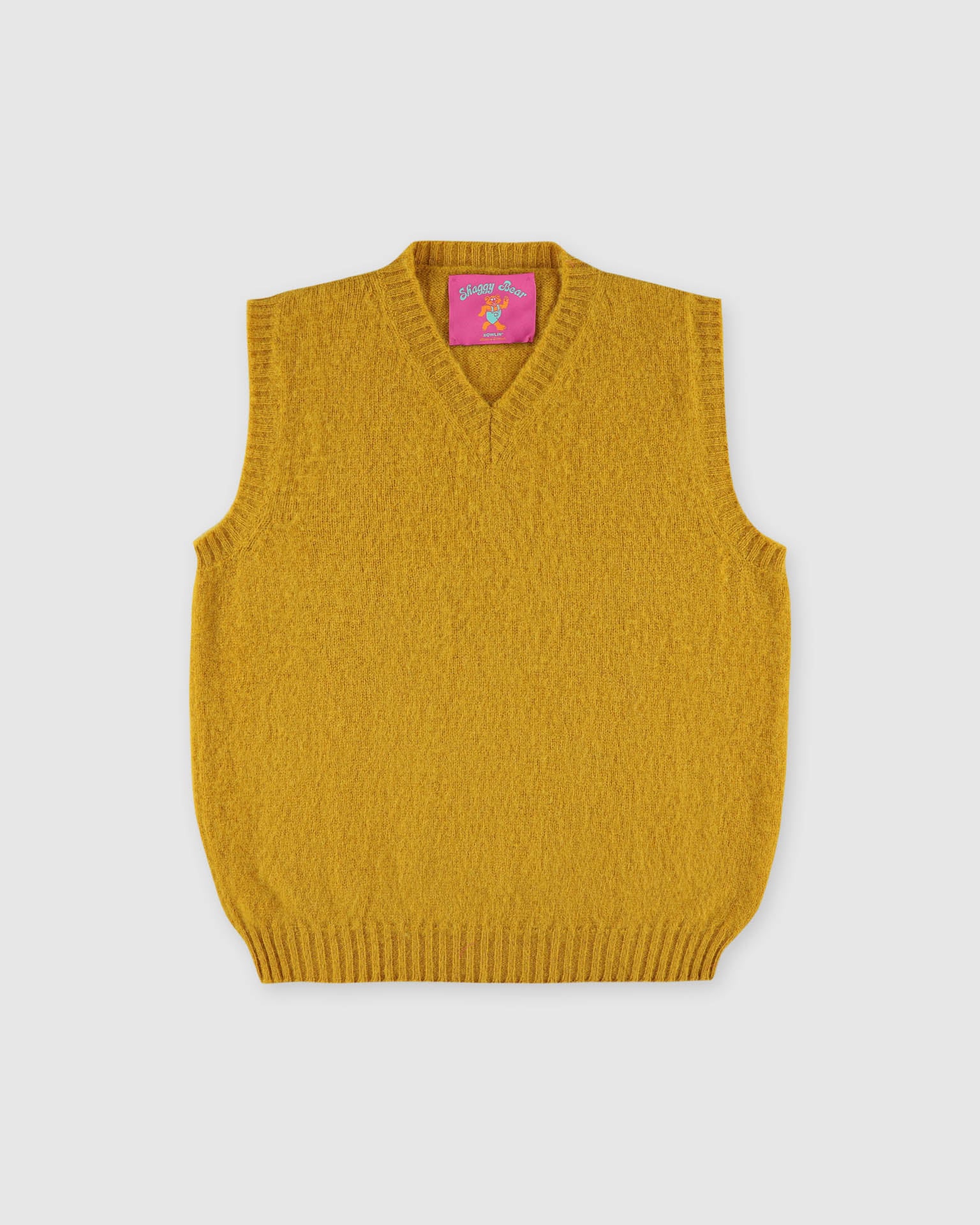 Shaggy Bear Slipover - Harvest Gold