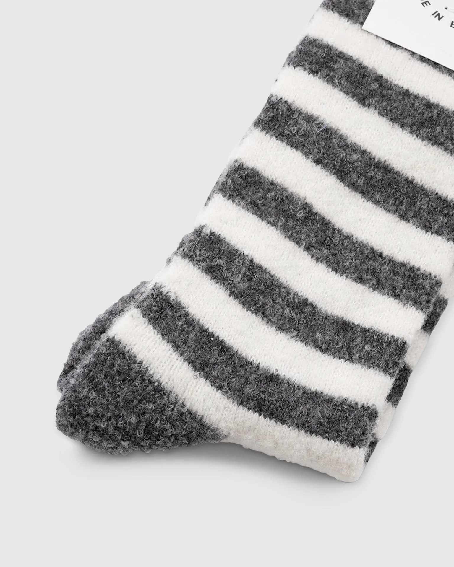 Cosmonaut Socks - White / Grey