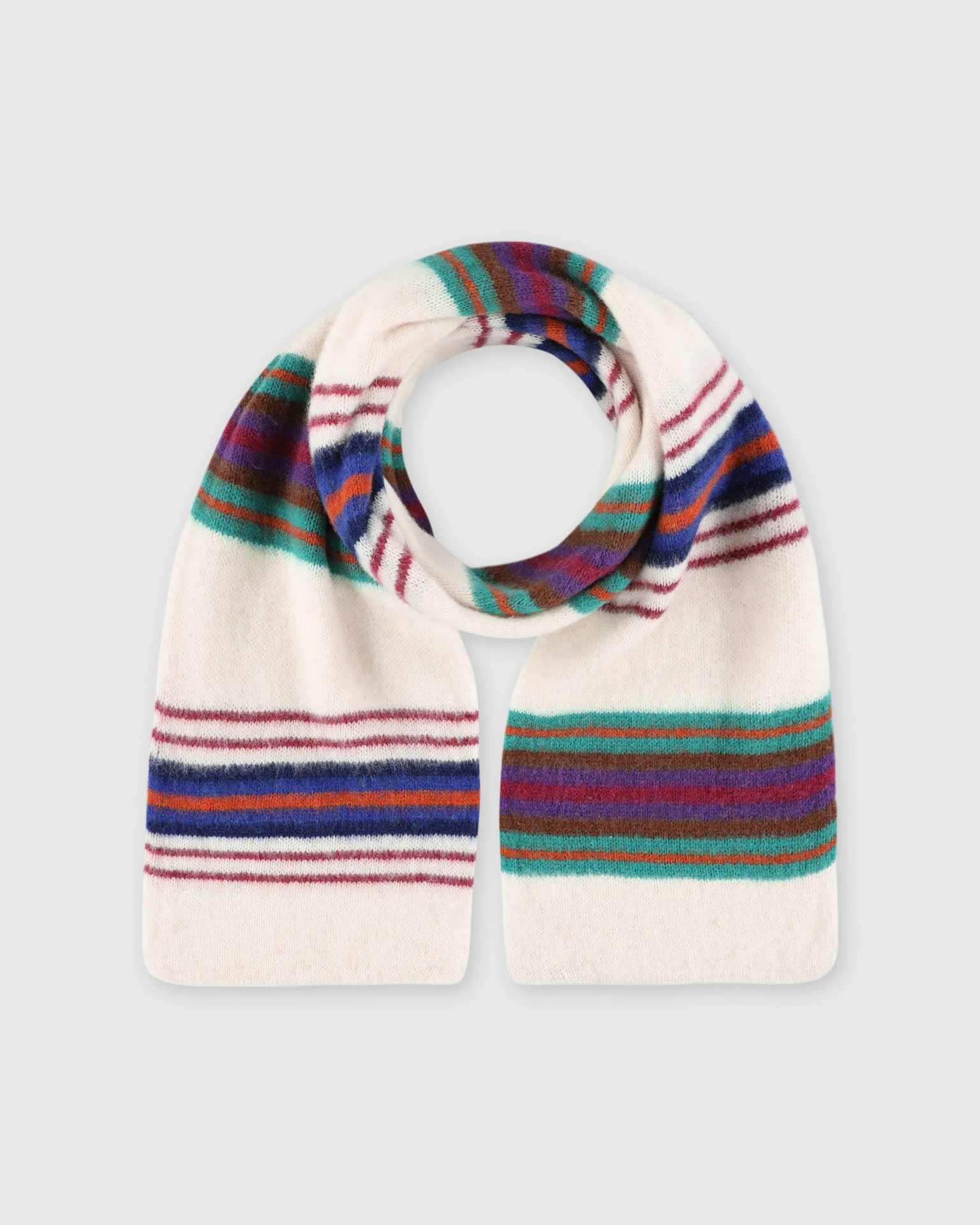 College Fun Scarf - Ecru