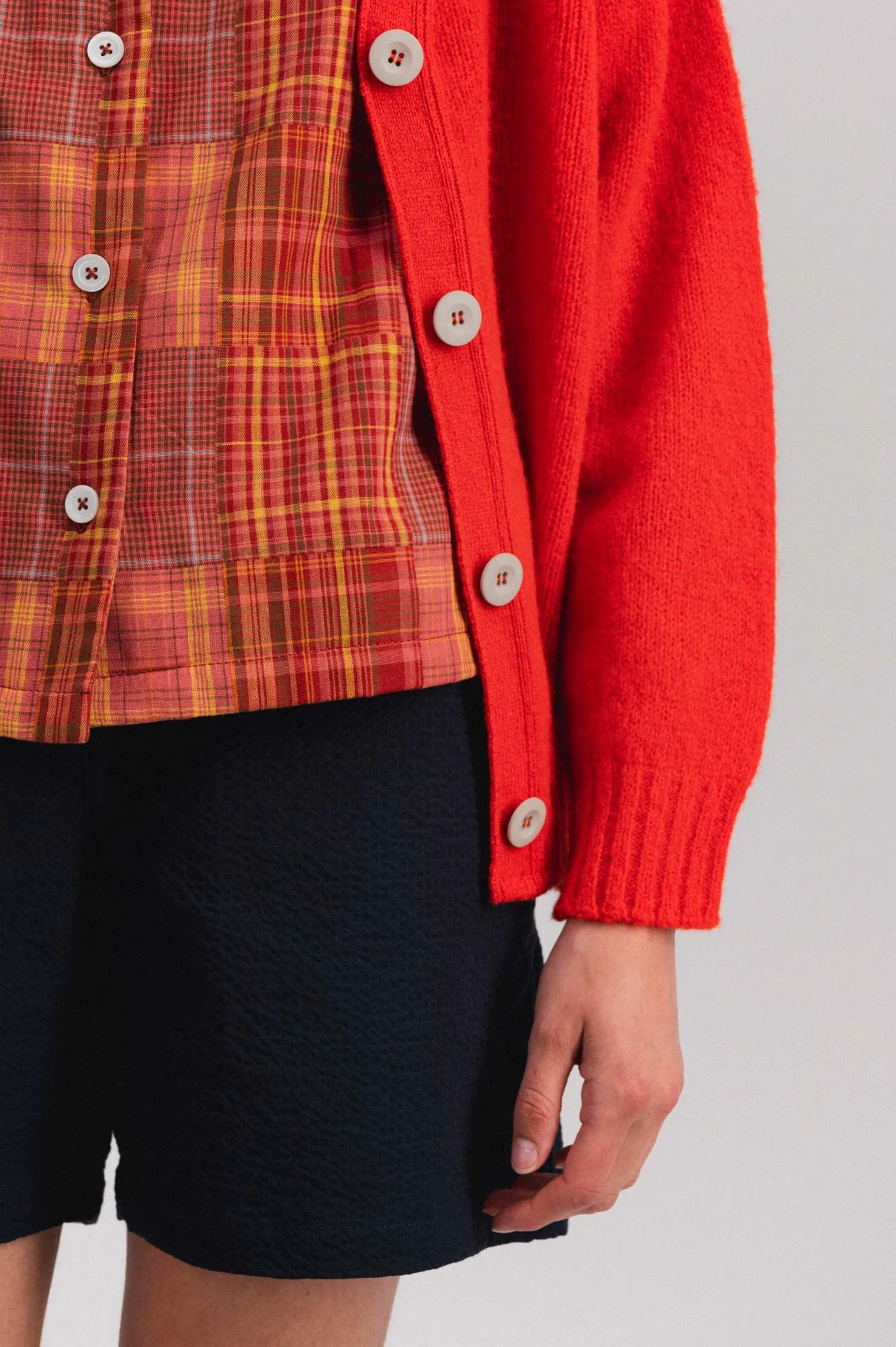 Private Shorts - Seersucker - Navy (Women)