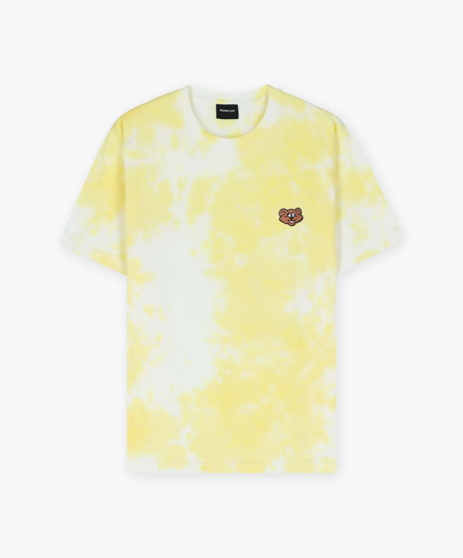Cosmic Short Sleeves Shaggy Bear - Soft Yellow