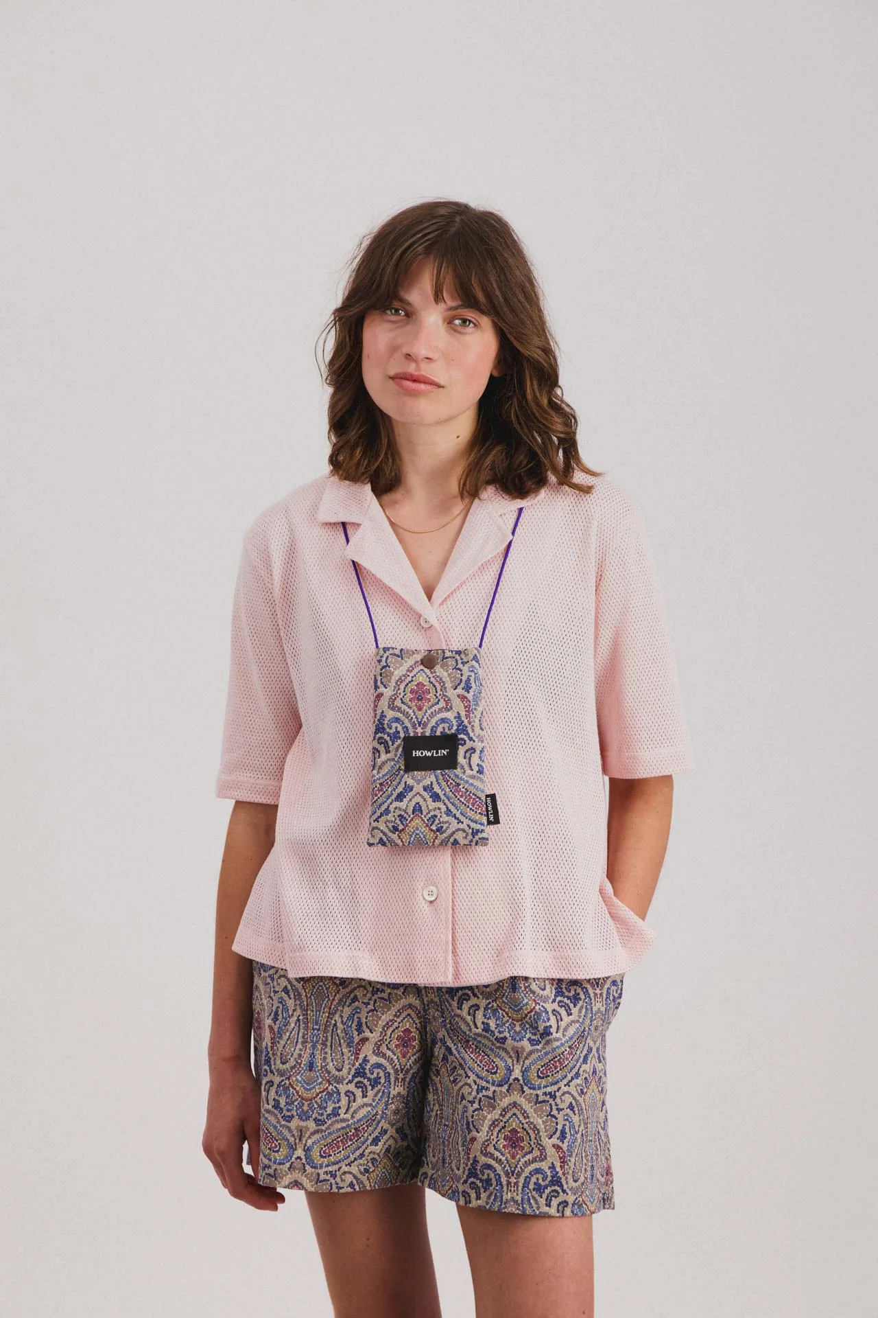 Cocktails in Space Mesh - Peach (Women)