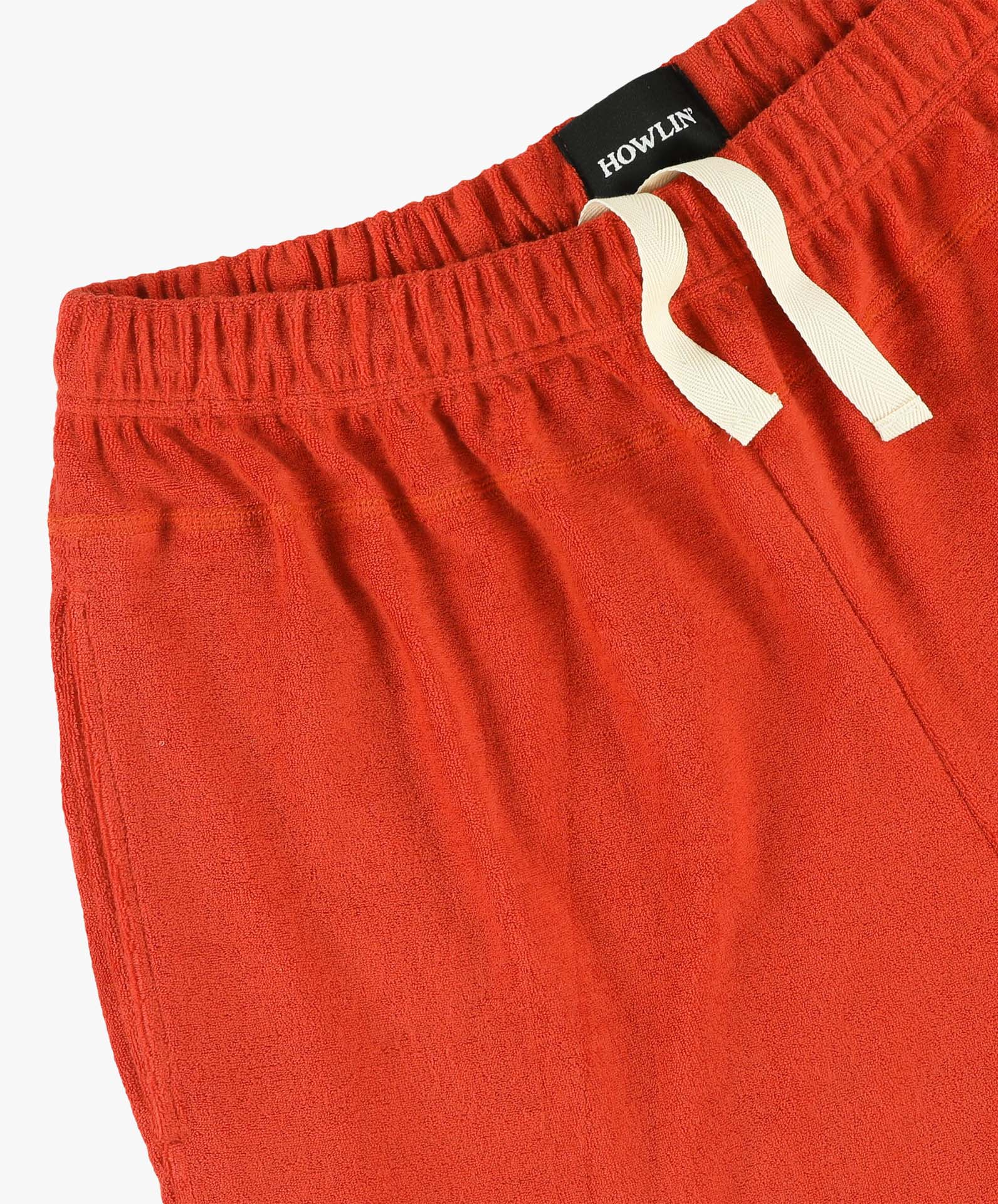 Towel Shorts - Uni - Red Fire