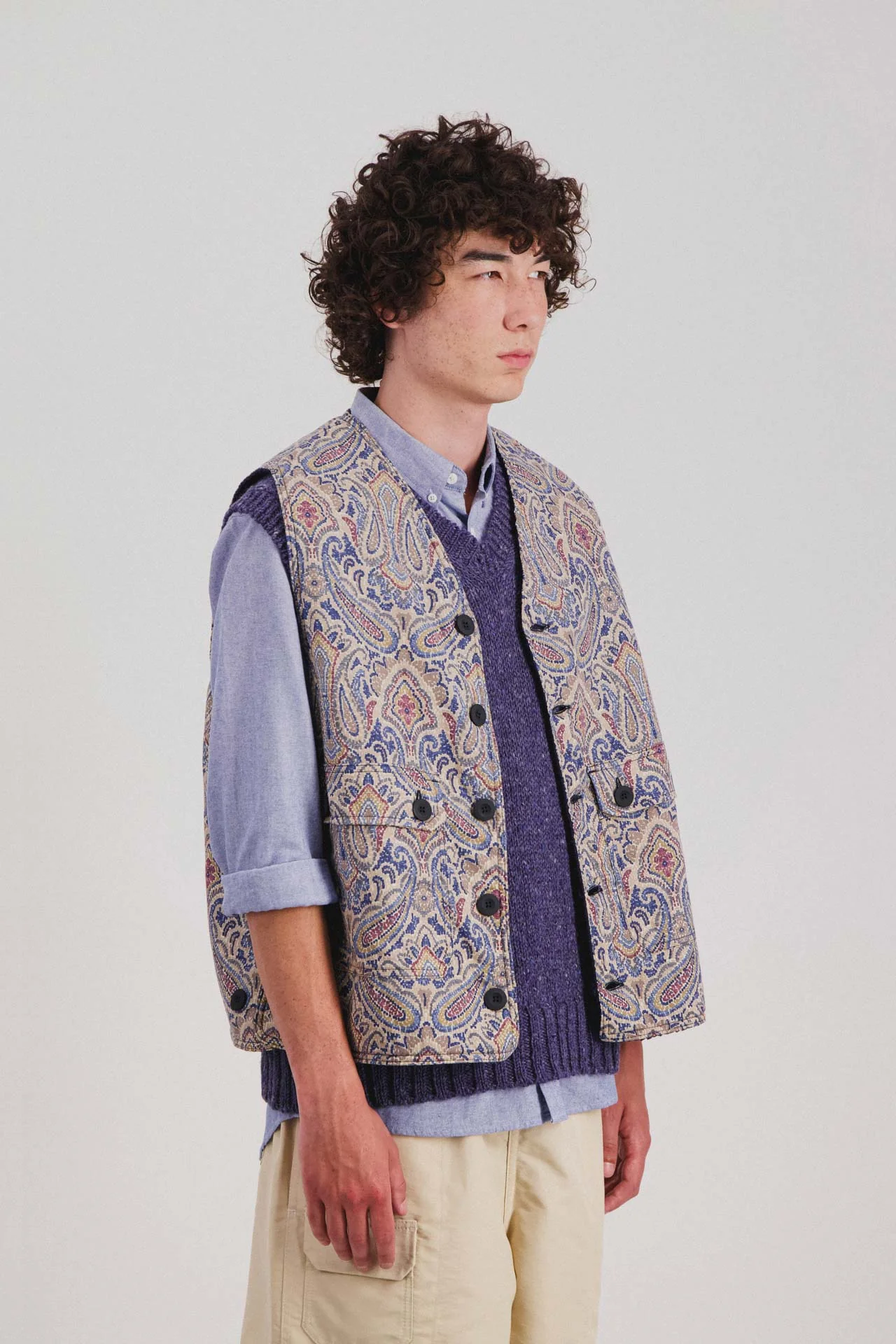 Cosmic Vest - Sand Psych Paisley