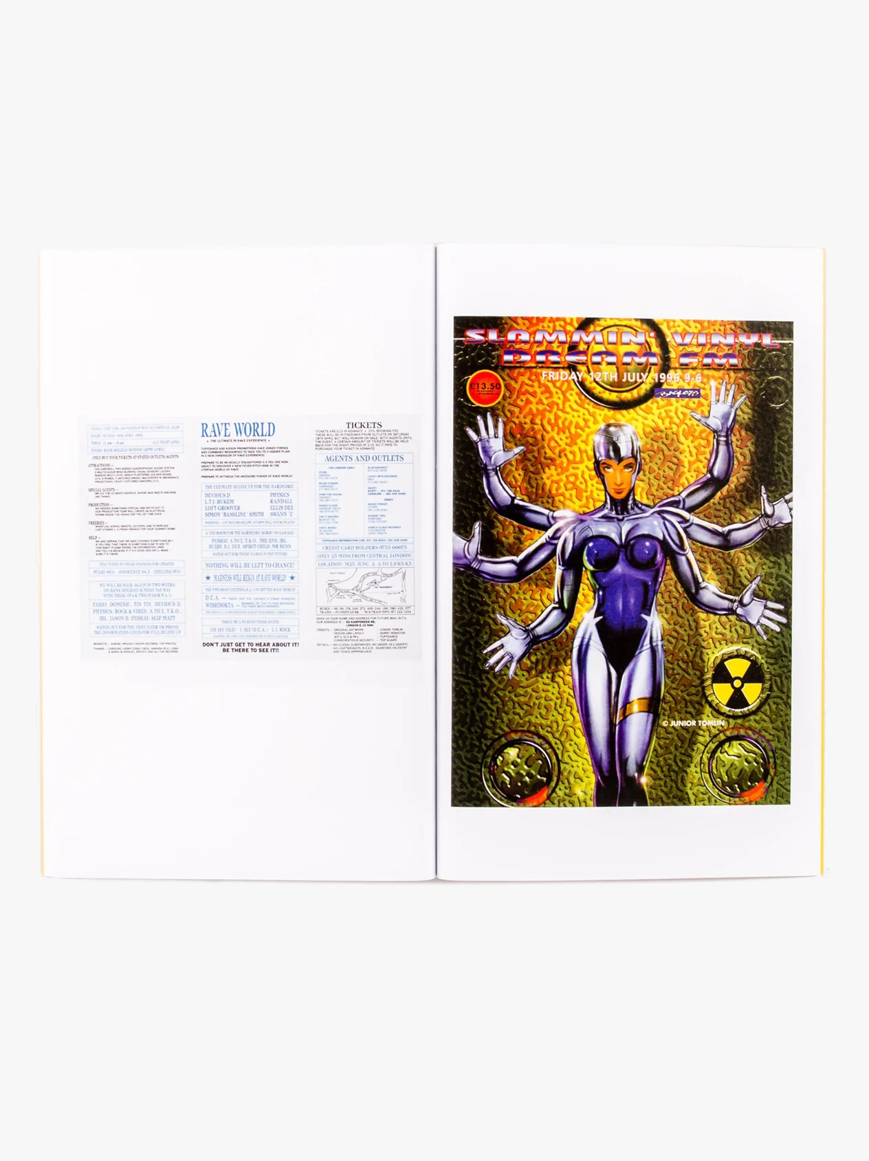 U.K. Rave Flyers 1991 - 1996