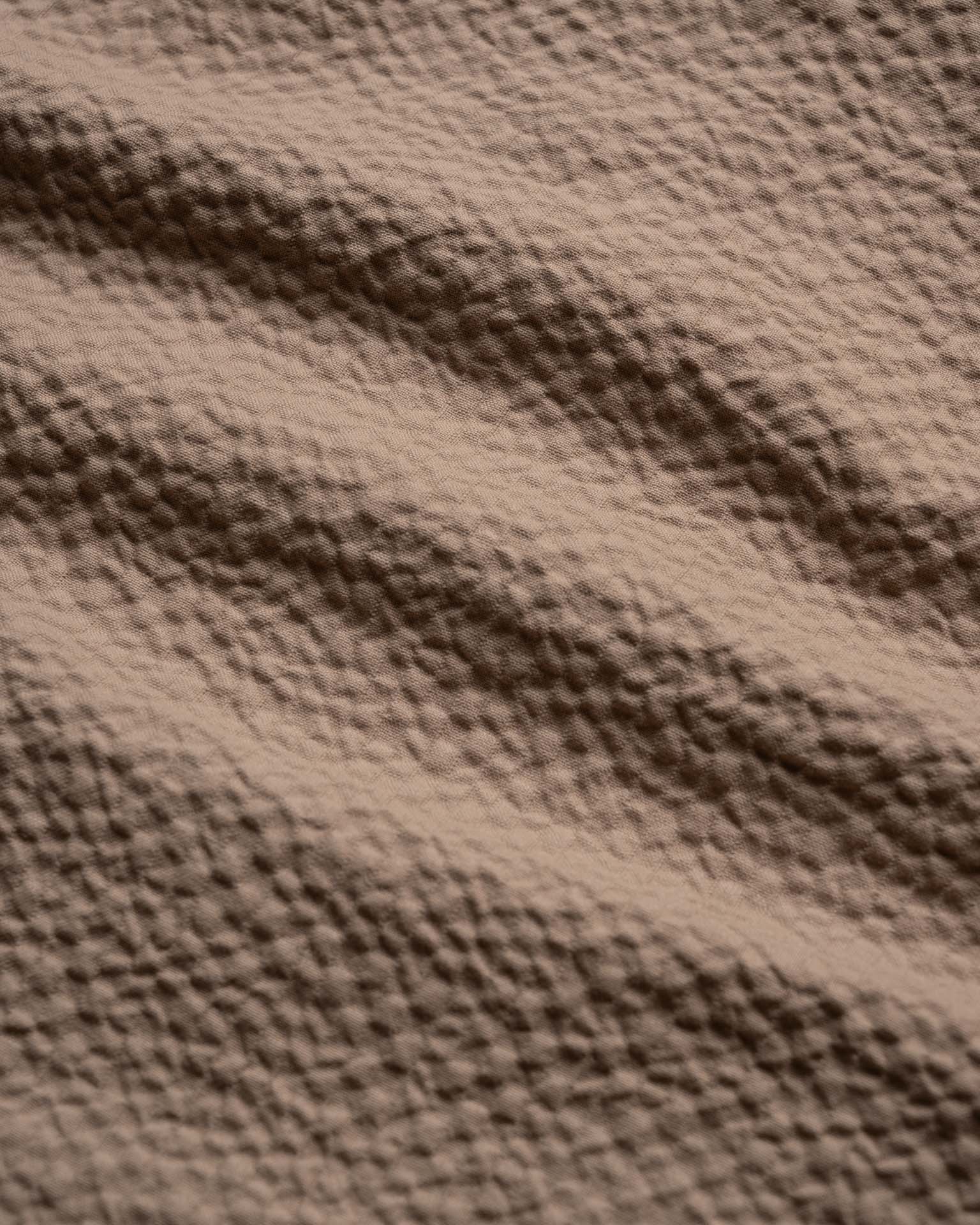 Cocktail Shirt - Seersucker - Biscuit