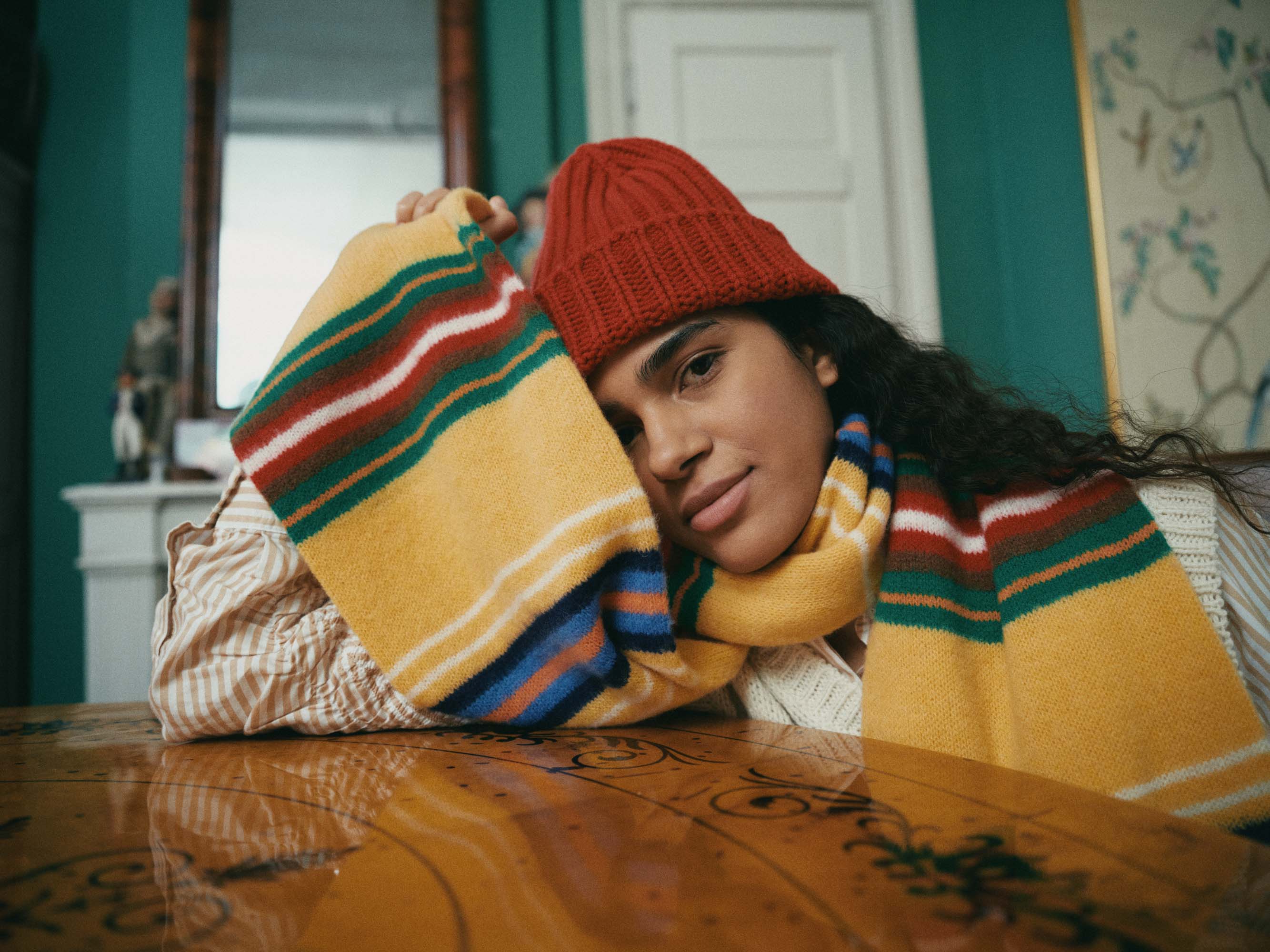 College Fun Scarf - Sunny Up