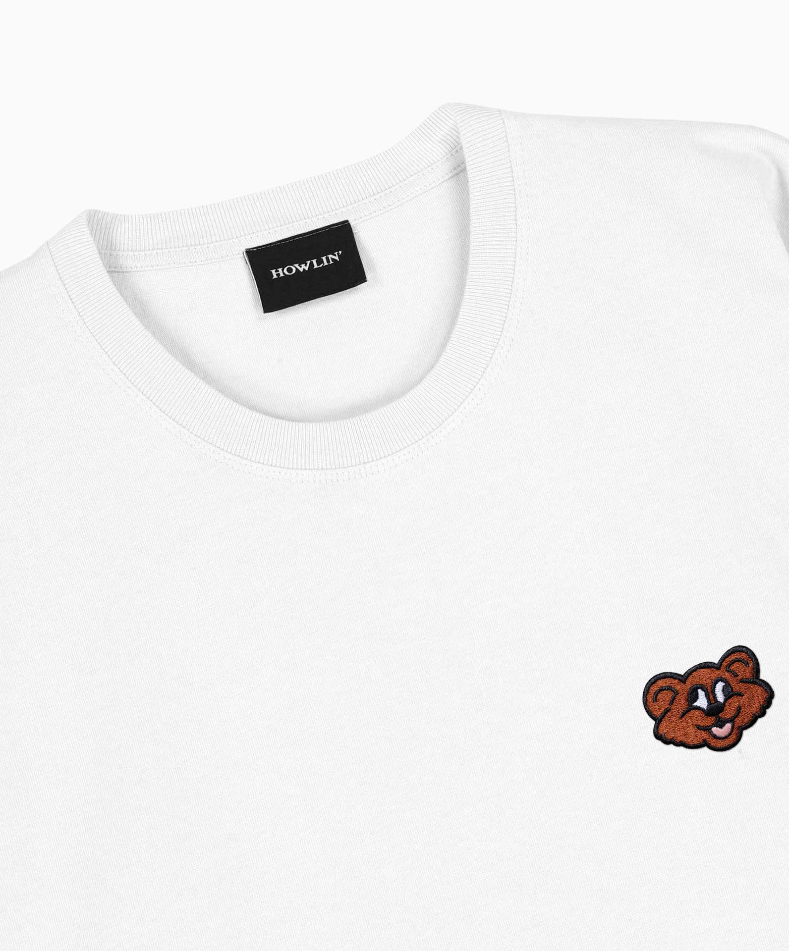 Shaggy Bear T-shirt - White