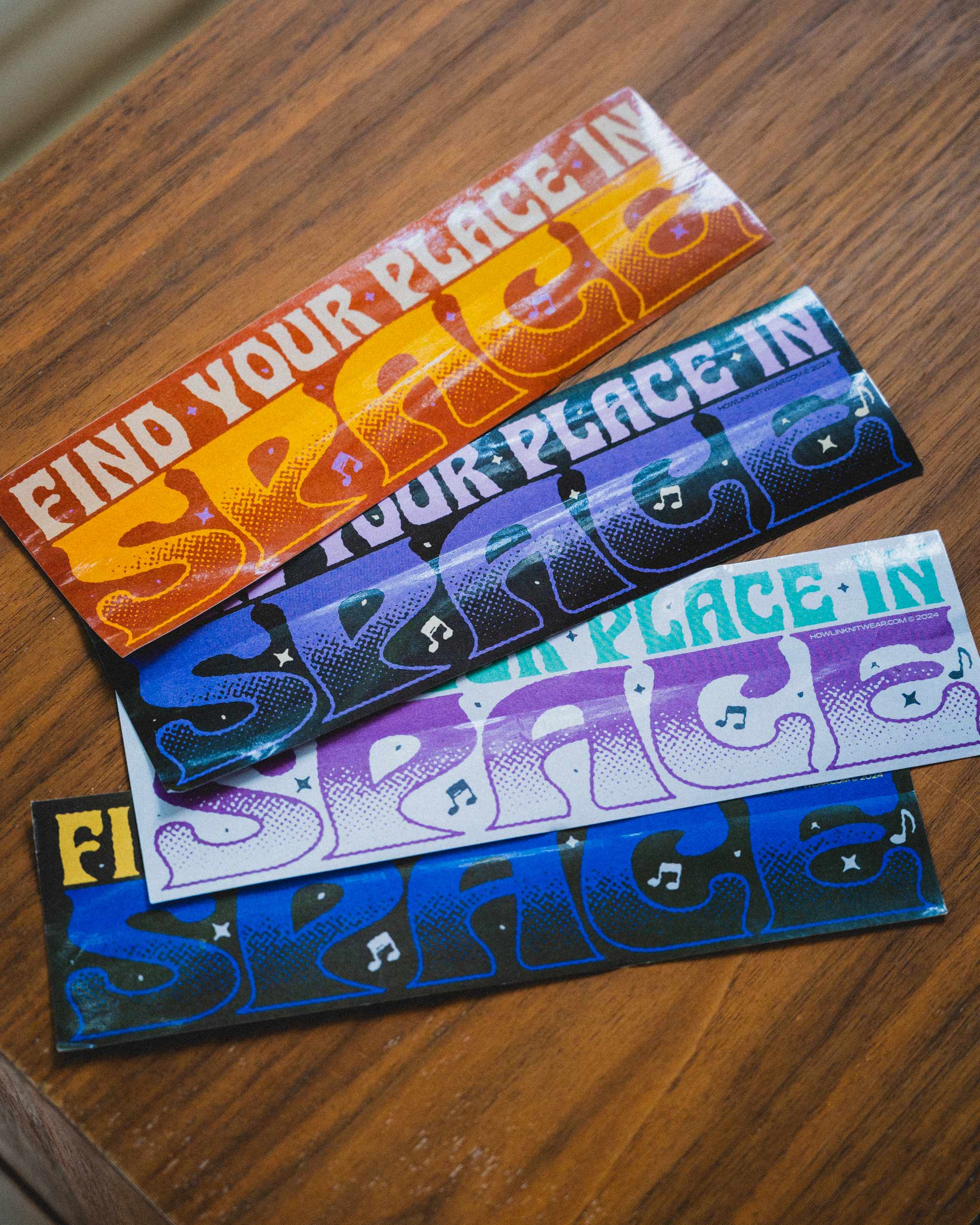 Find Your Place In Space Bumper Sticker