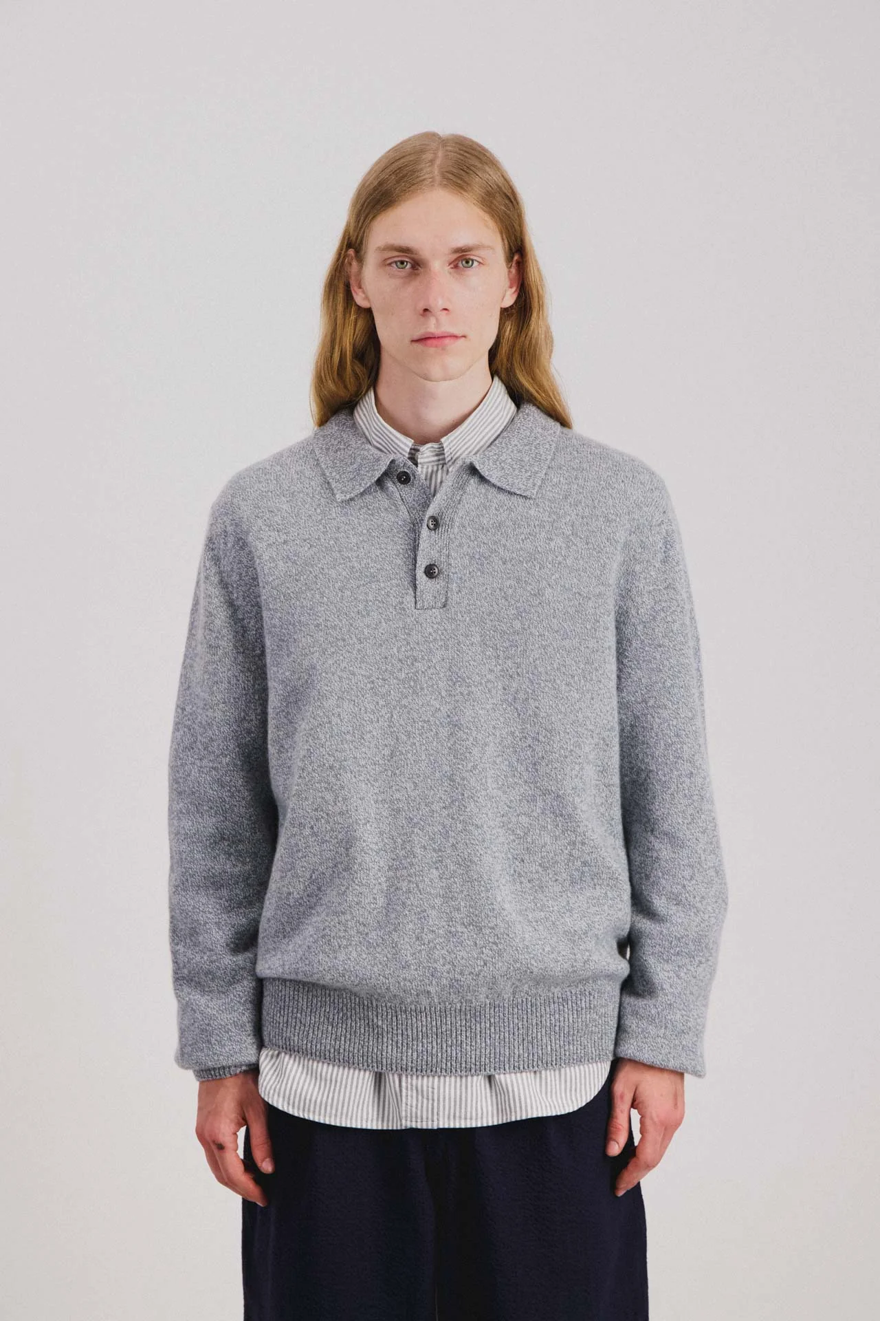 Dance of the Polo Knit - Sky Mix