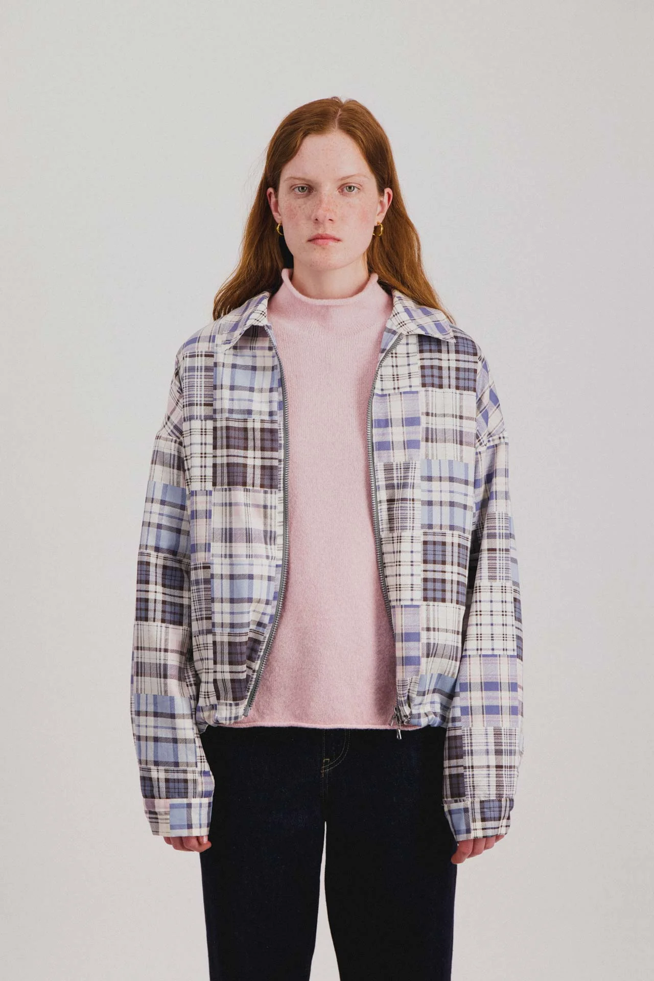 Boxy Swing Jacket For Women - Fantasy - Violet Madras Mix (Women)