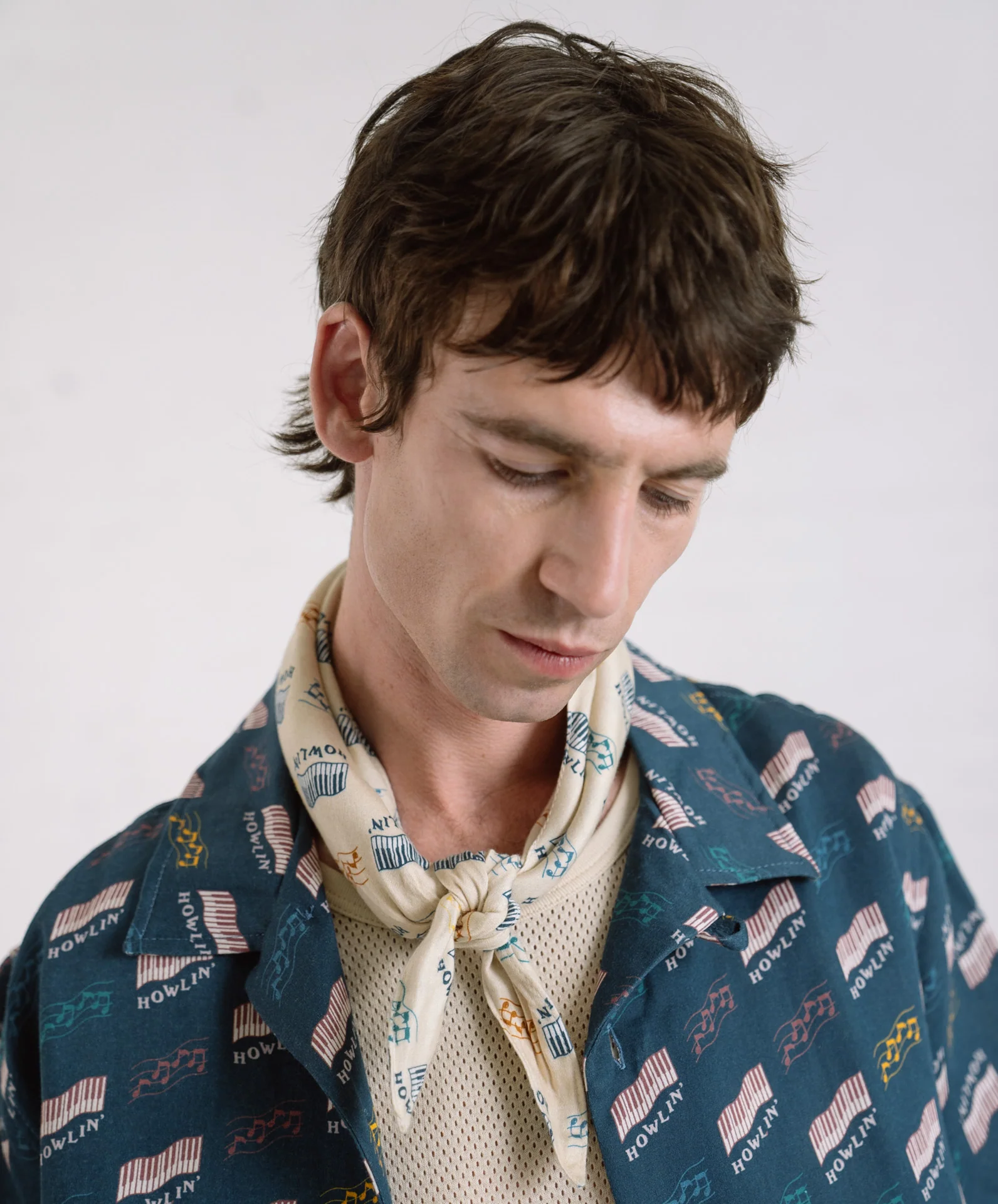 Cocktail D’Amore - Azzuro Howlin' Piano Hemp Print