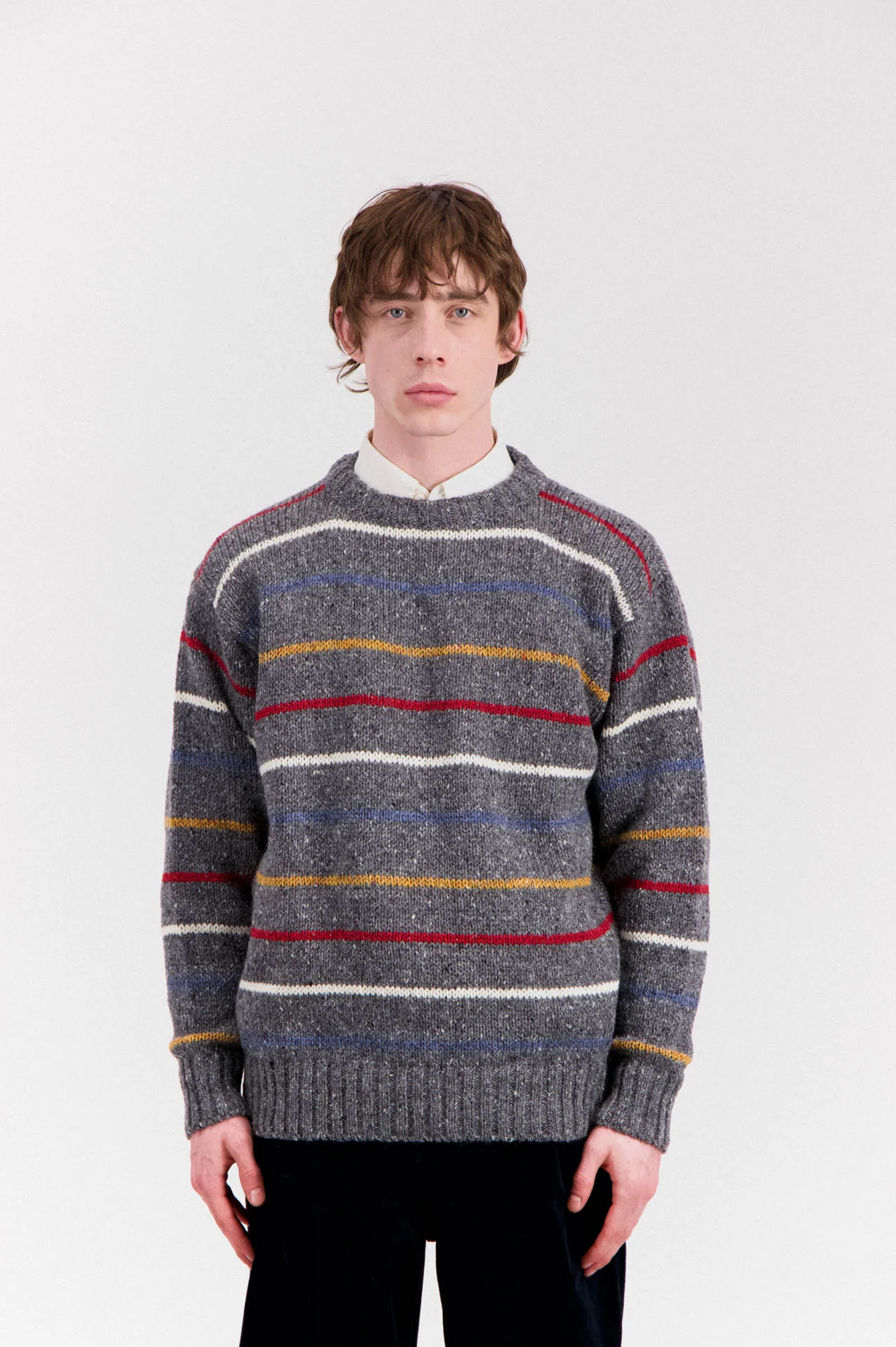 Six Blade Knit - Charcoal