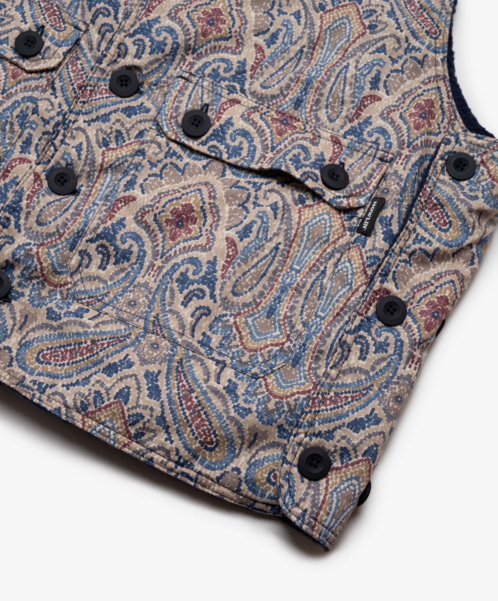 Cosmic Vest - Sand Psych Paisley