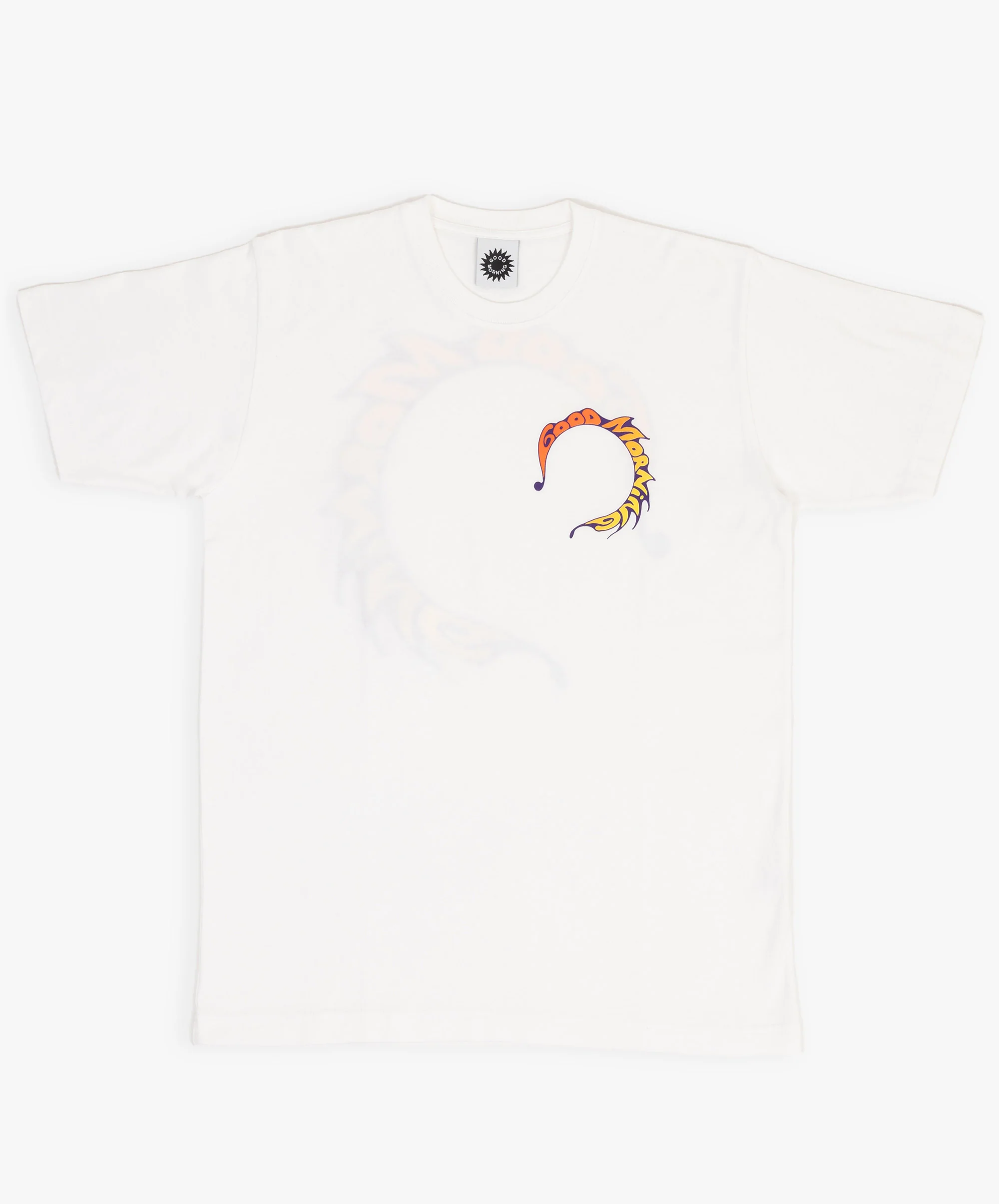 E Ruscha V SS Tee - White