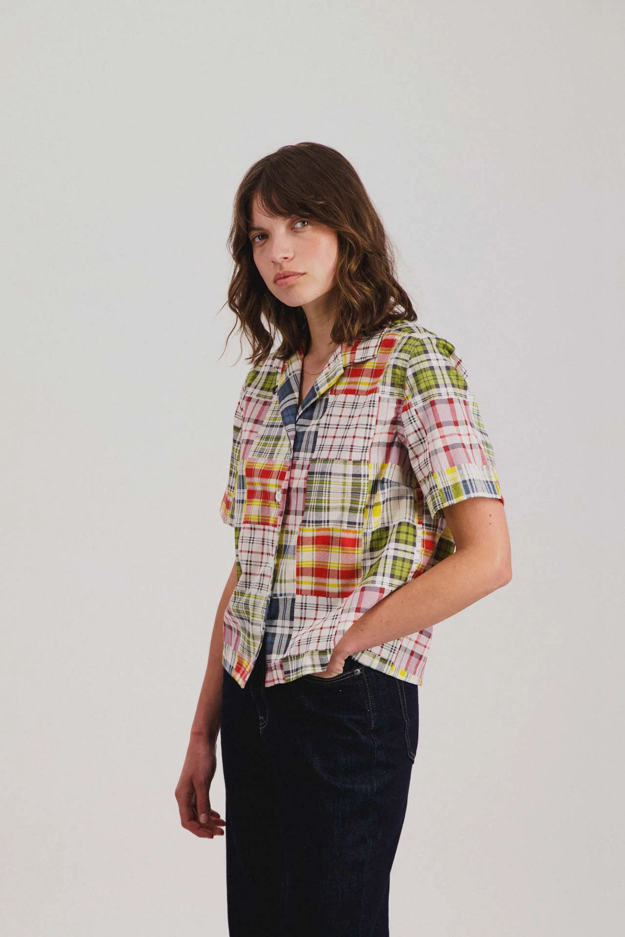 Cocktails for the Girls shirt - Fantasy - Tropical Madras Mix (Women)