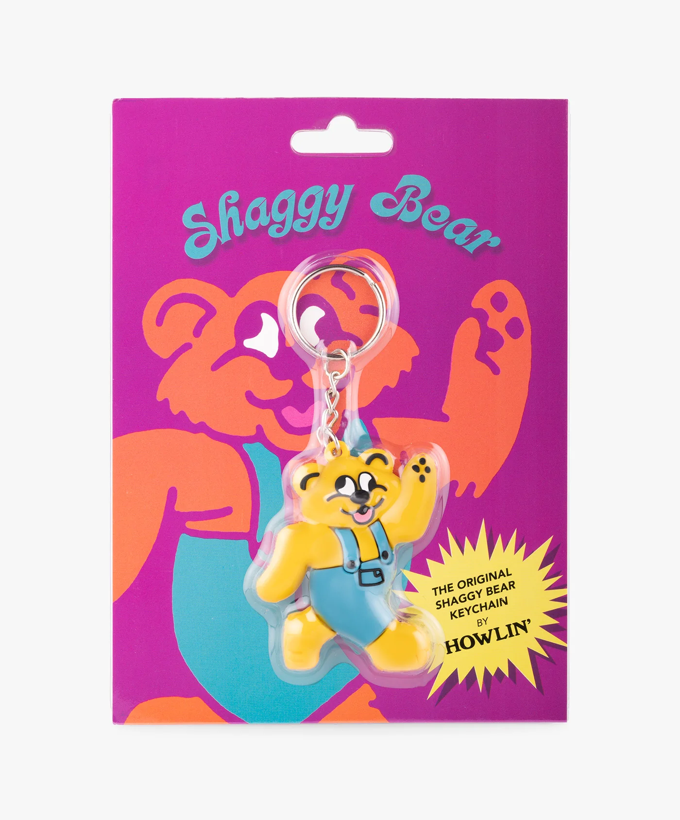 Shaggy Bear Keychain
