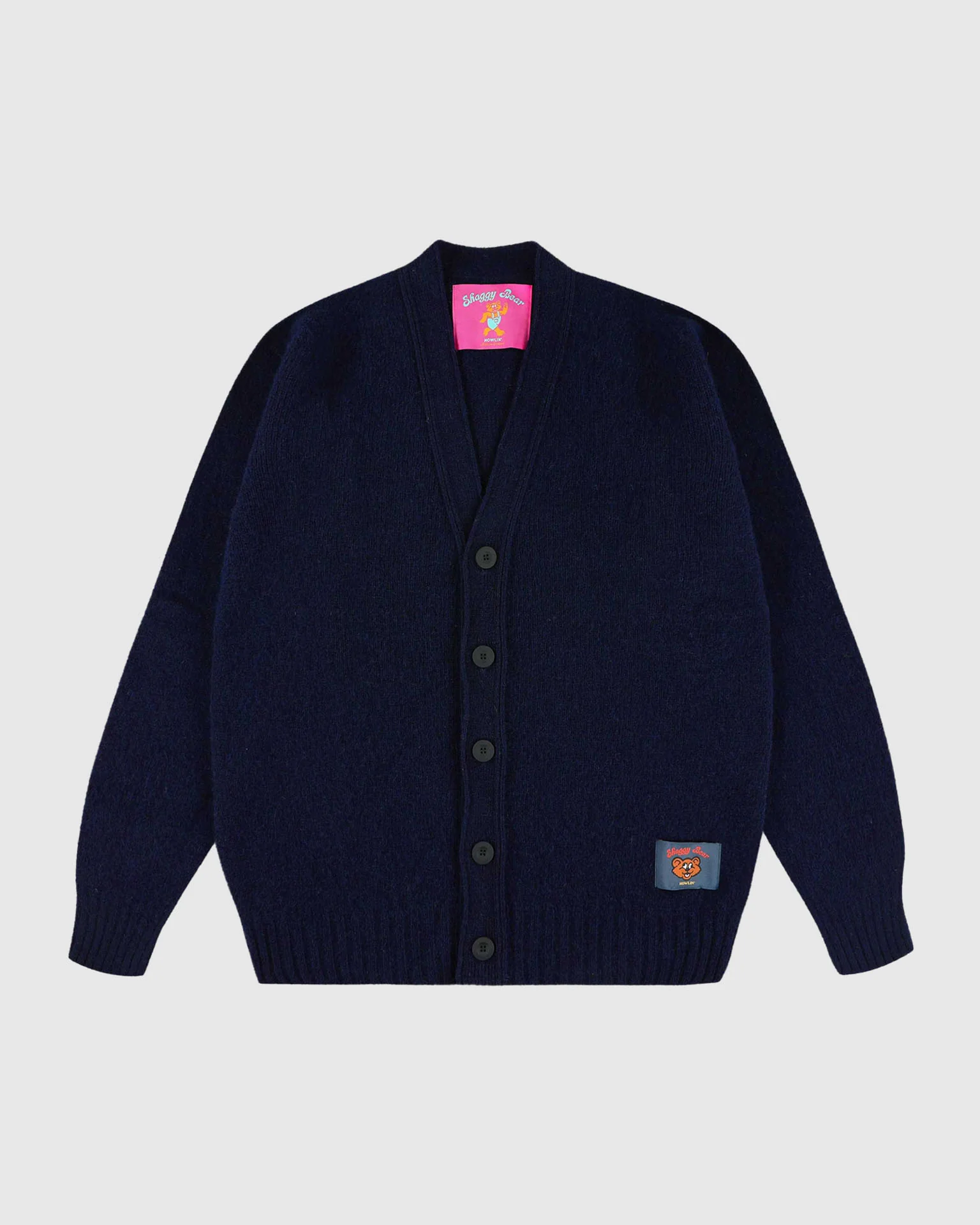 Shaggy Bear Cardigan - Navy