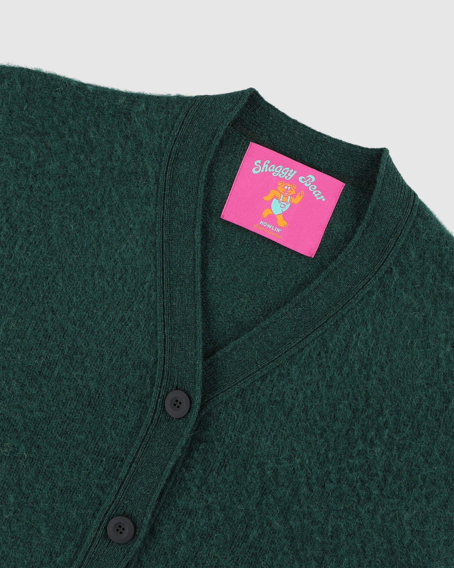 Shaggy Bear Women Cardigan - Forest (Women)